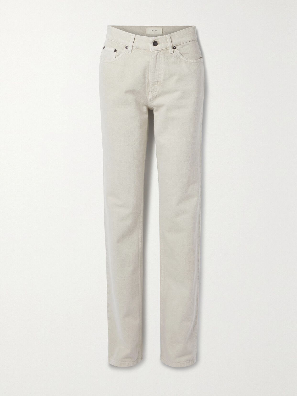 The Row Carlton High-rise Straight-leg Jeans In White