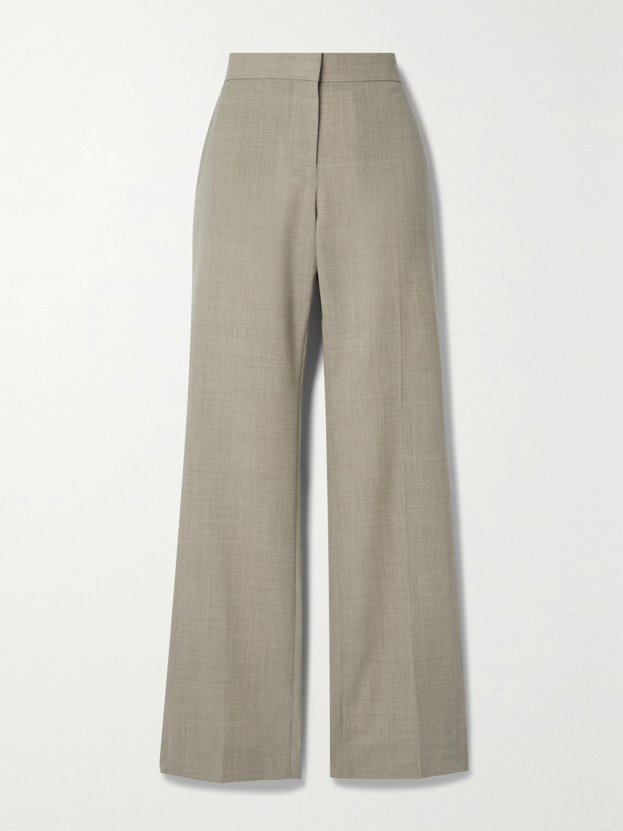 The Row - Baer Wool Straight-leg Pants - Neutrals