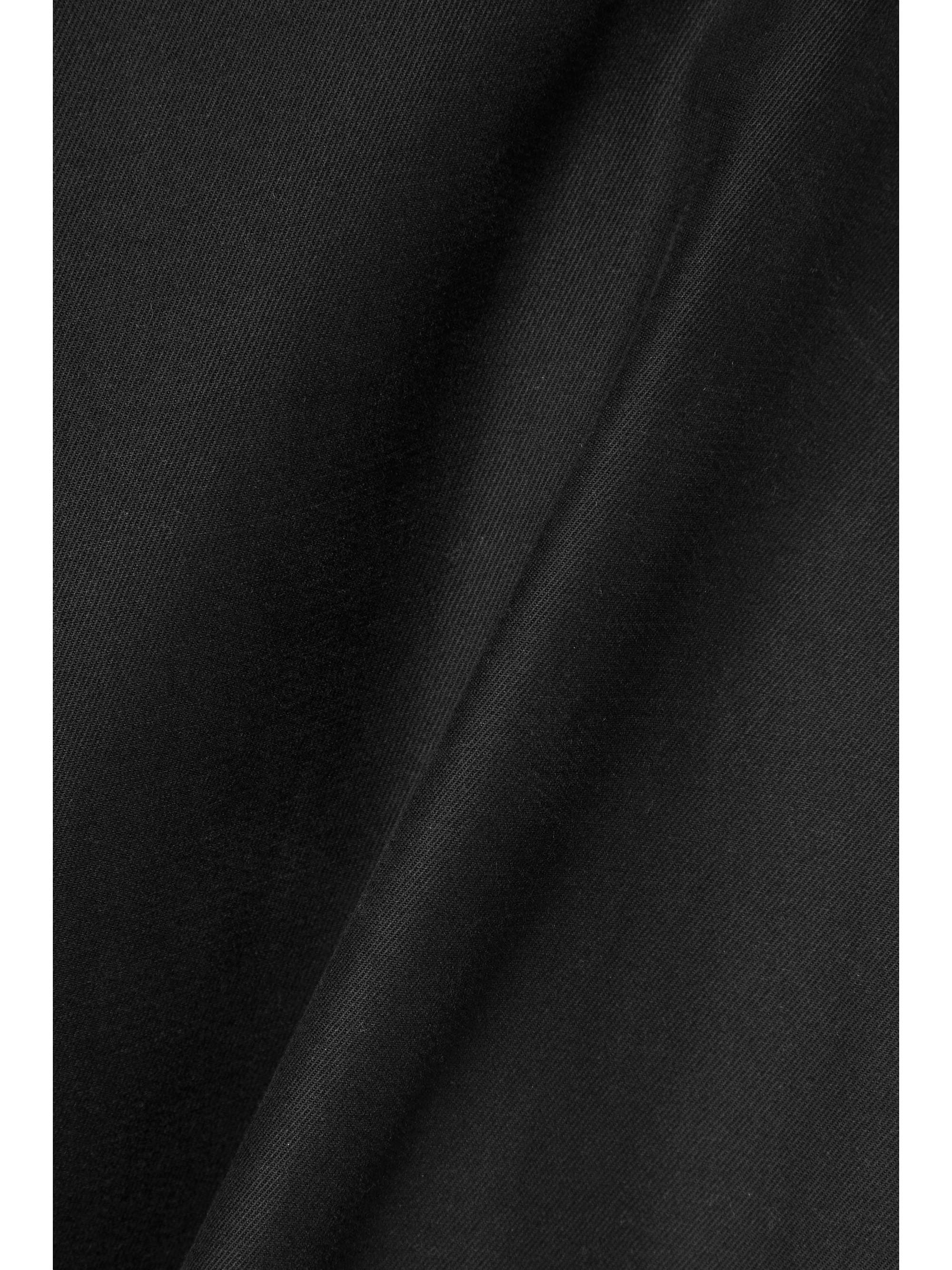 THE ROW Benson cotton-blend twill skirt