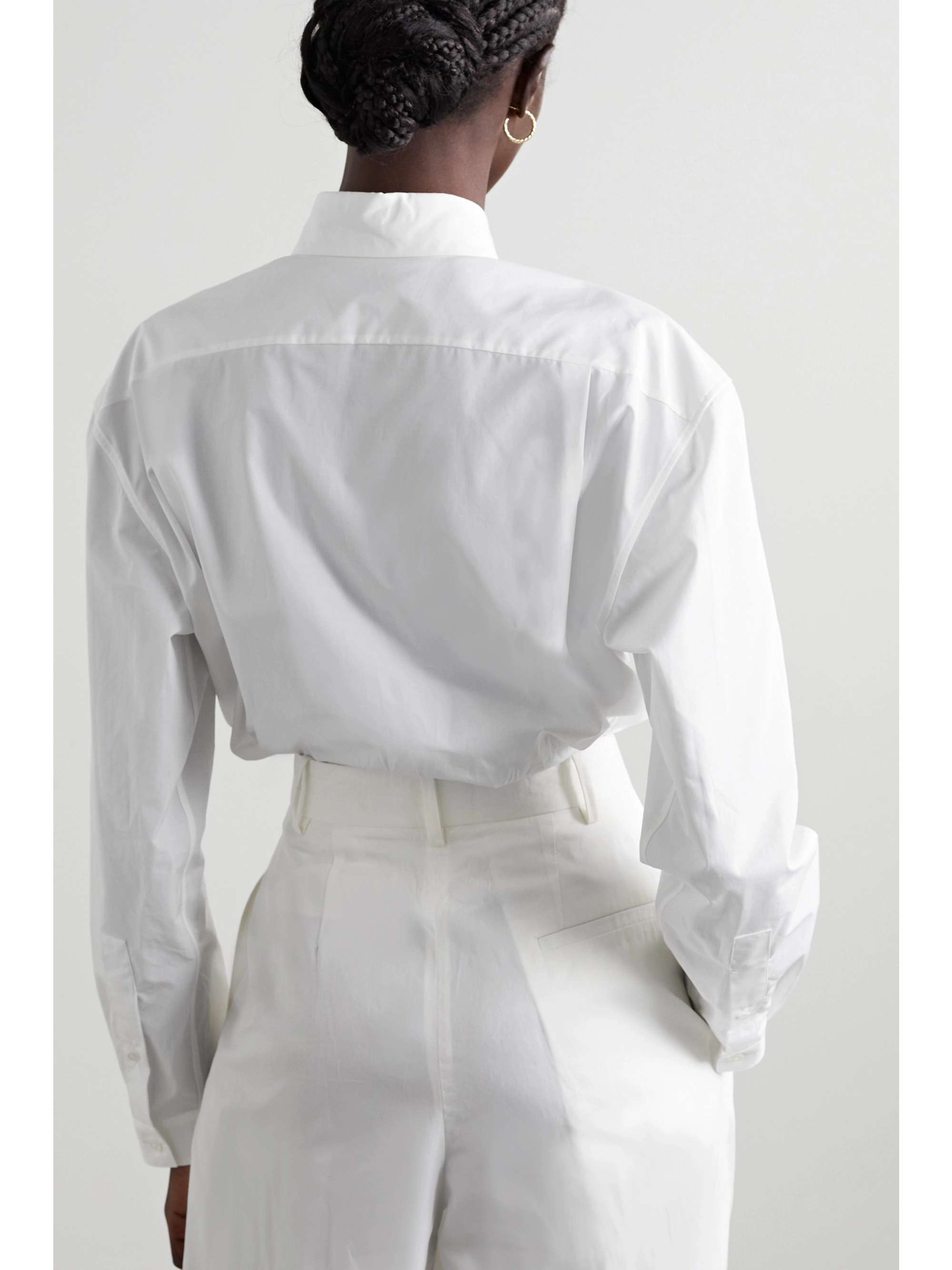 THE ROW Baltica cotton-poplin shirt