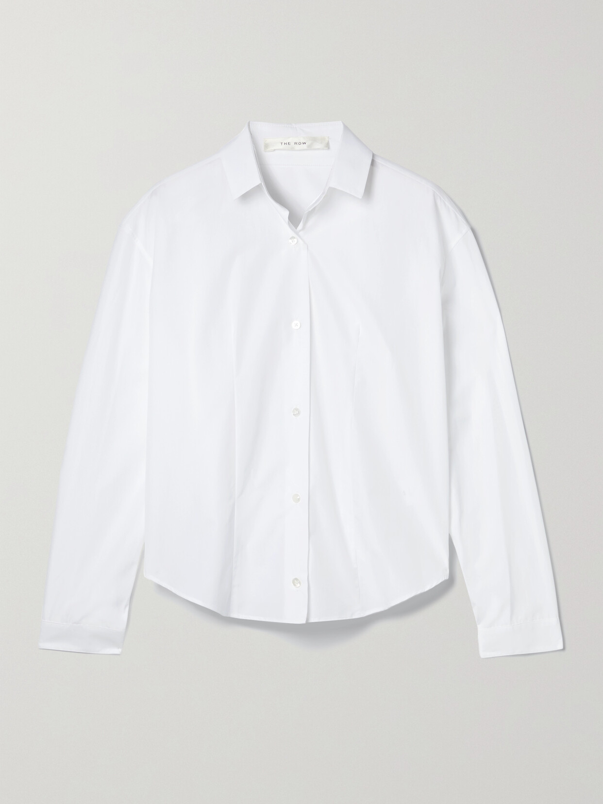 Shop The Row Baltica Cotton-poplin Shirt In White