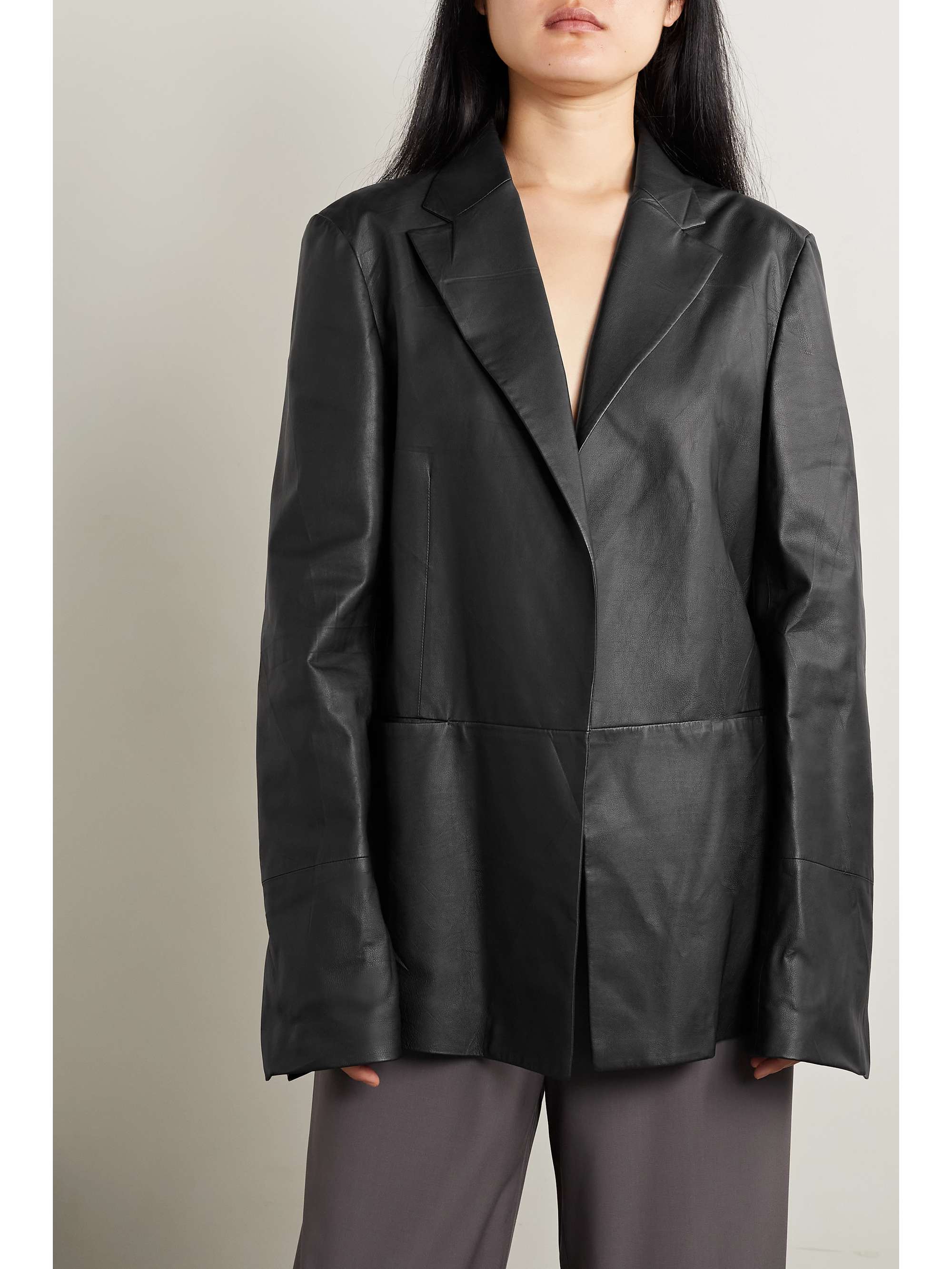 THE ROW Boice leather jacket