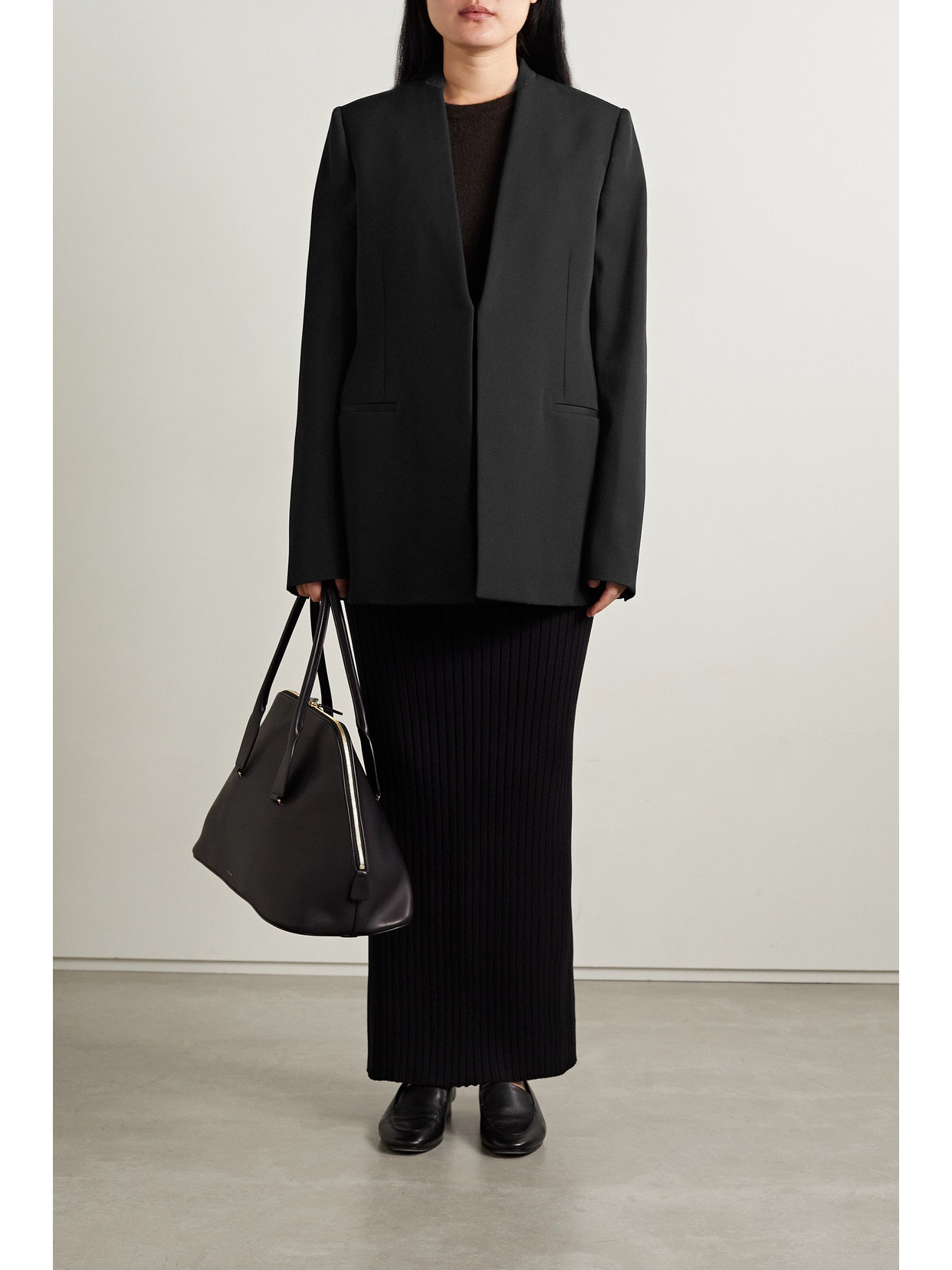 Shop The Row Bartholomew Wool Blazer In Black