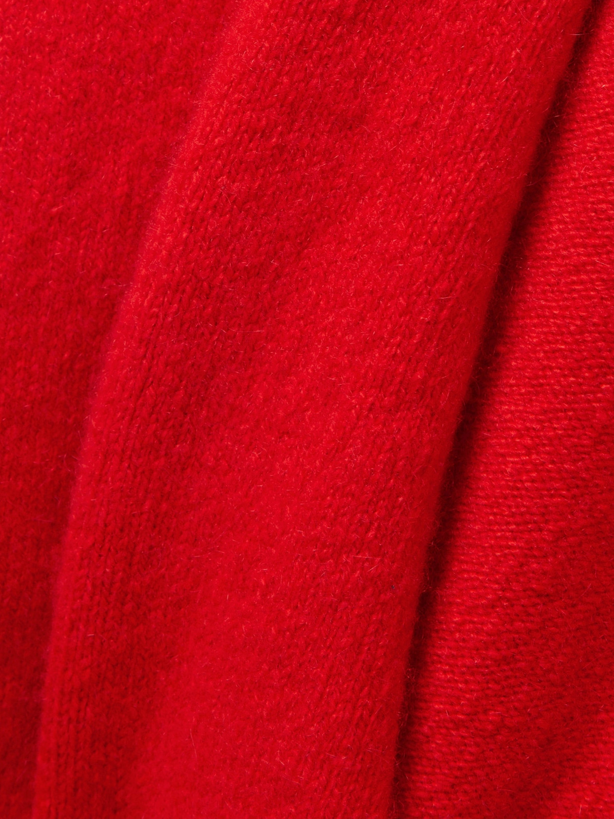 The Row Chevro Cashmere Reversible Top In Red