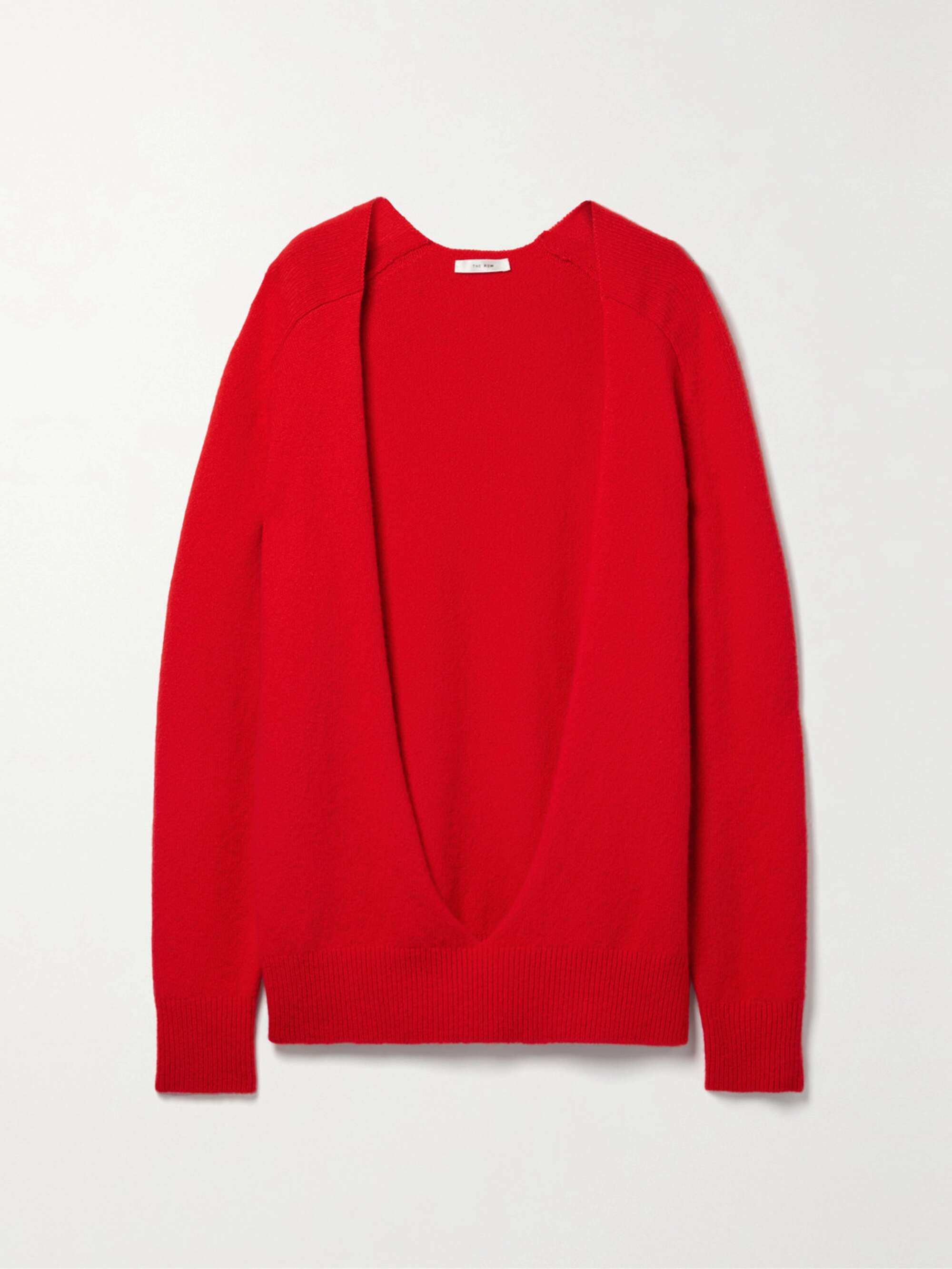 THE ROW Chevro cutout cashmere sweater | NET-A-PORTER