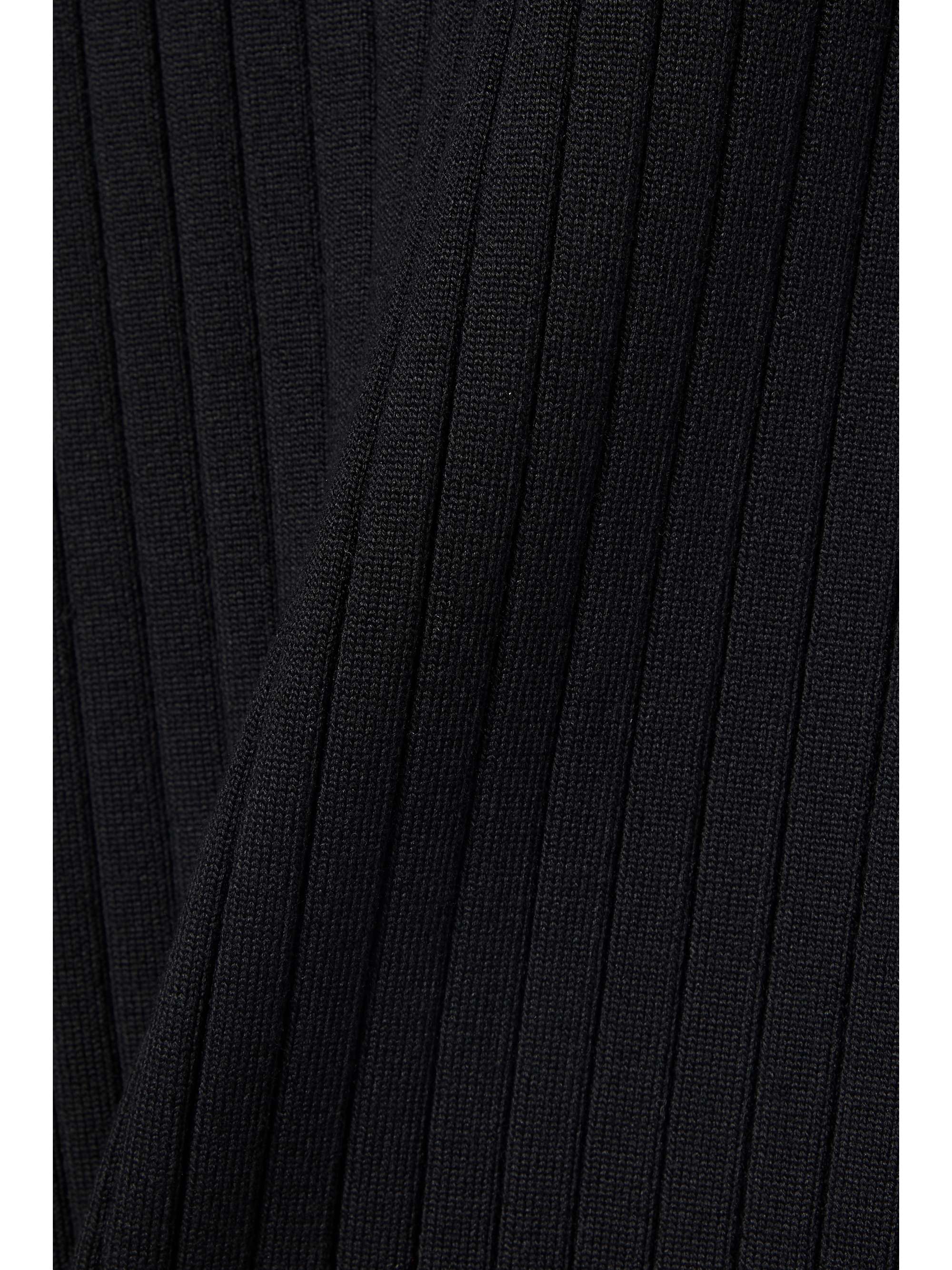 THE ROW Moss ribbed silk maxi skirt