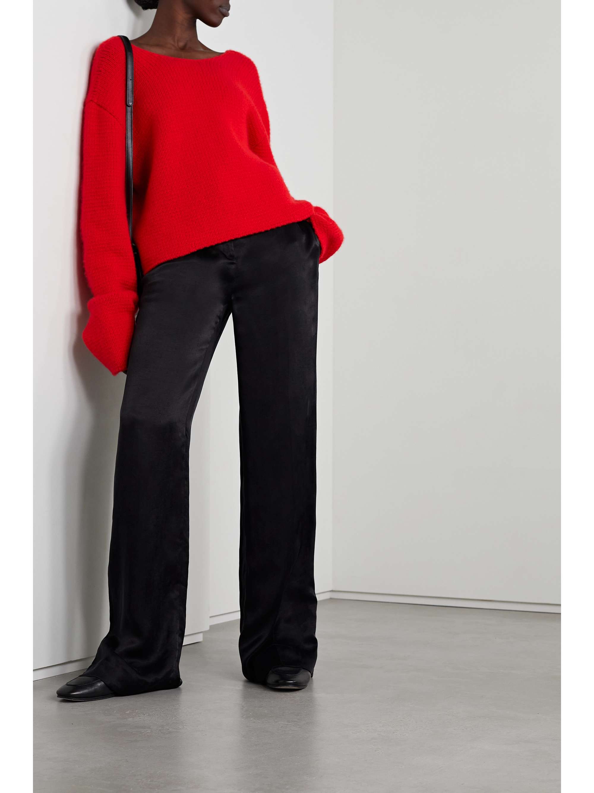 THE ROW Iri cropped cashmere sweater