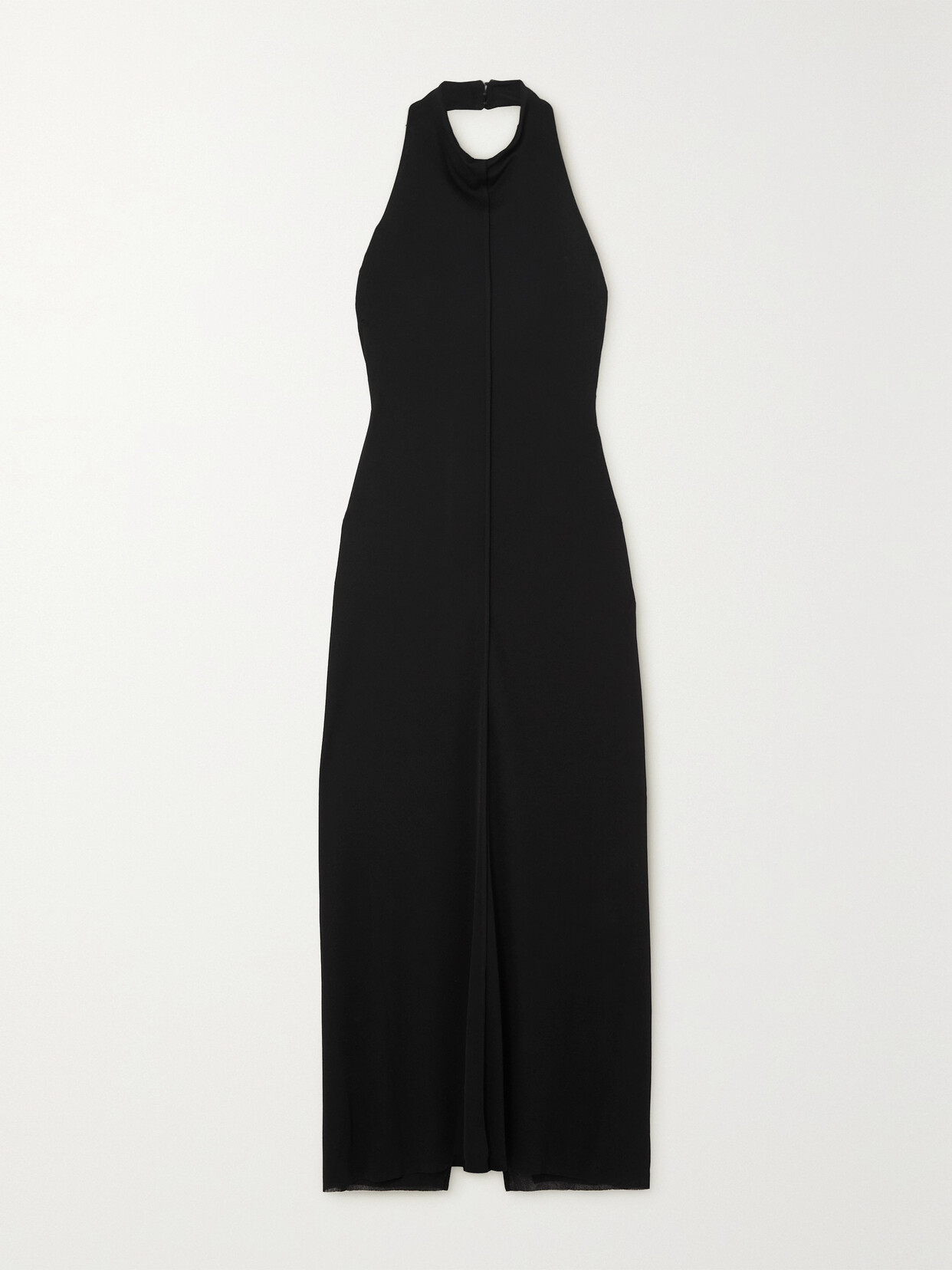 Shop The Row Brynlee Open-back Jersey Midi Dress In Black