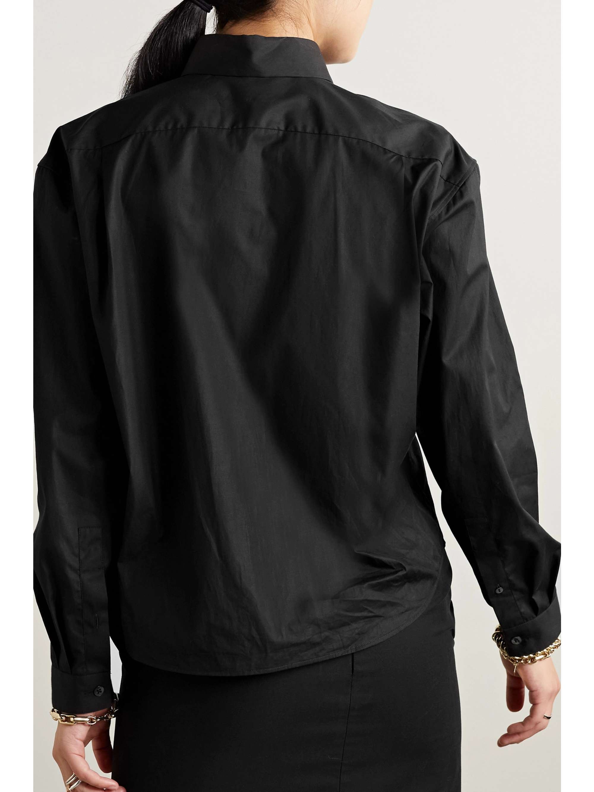 THE ROW Baltica cotton-poplin shirt