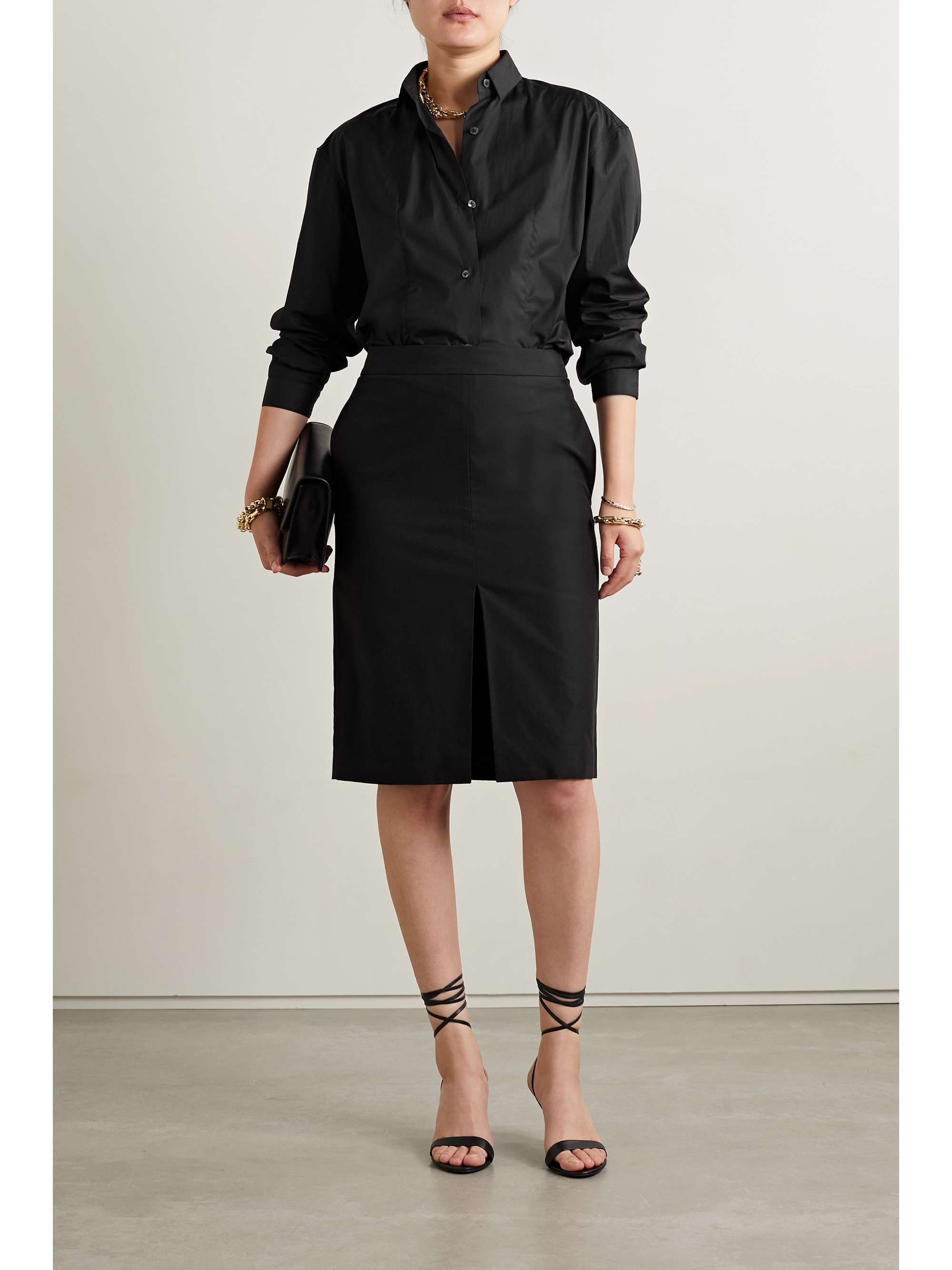 THE ROW Baltica cotton-poplin shirt