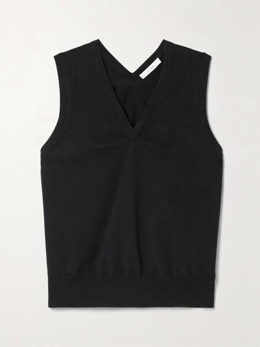 The Row Garay Cashmere Vest - x large