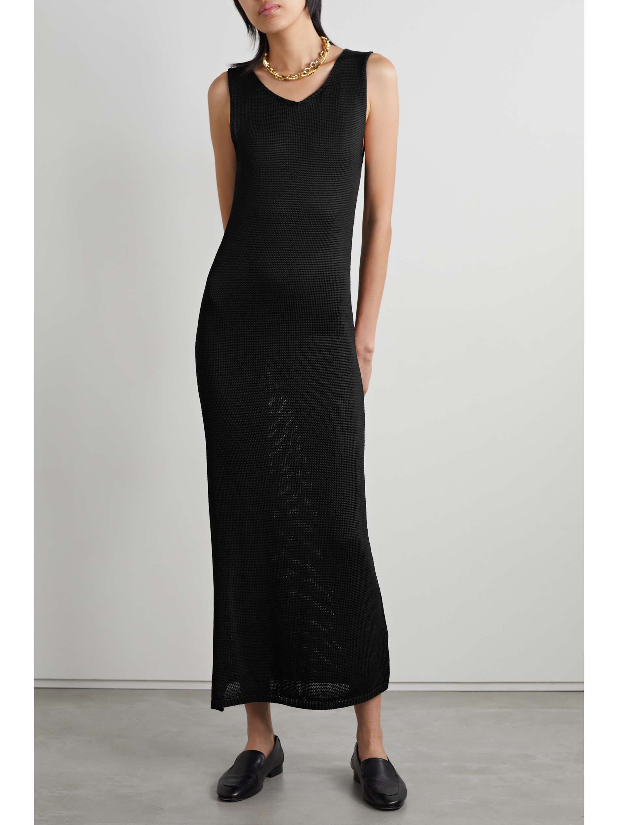 THE ROW Maldo Midikleid aus Strick