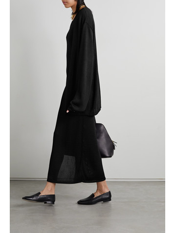 The Row Maldo knitted midi dress