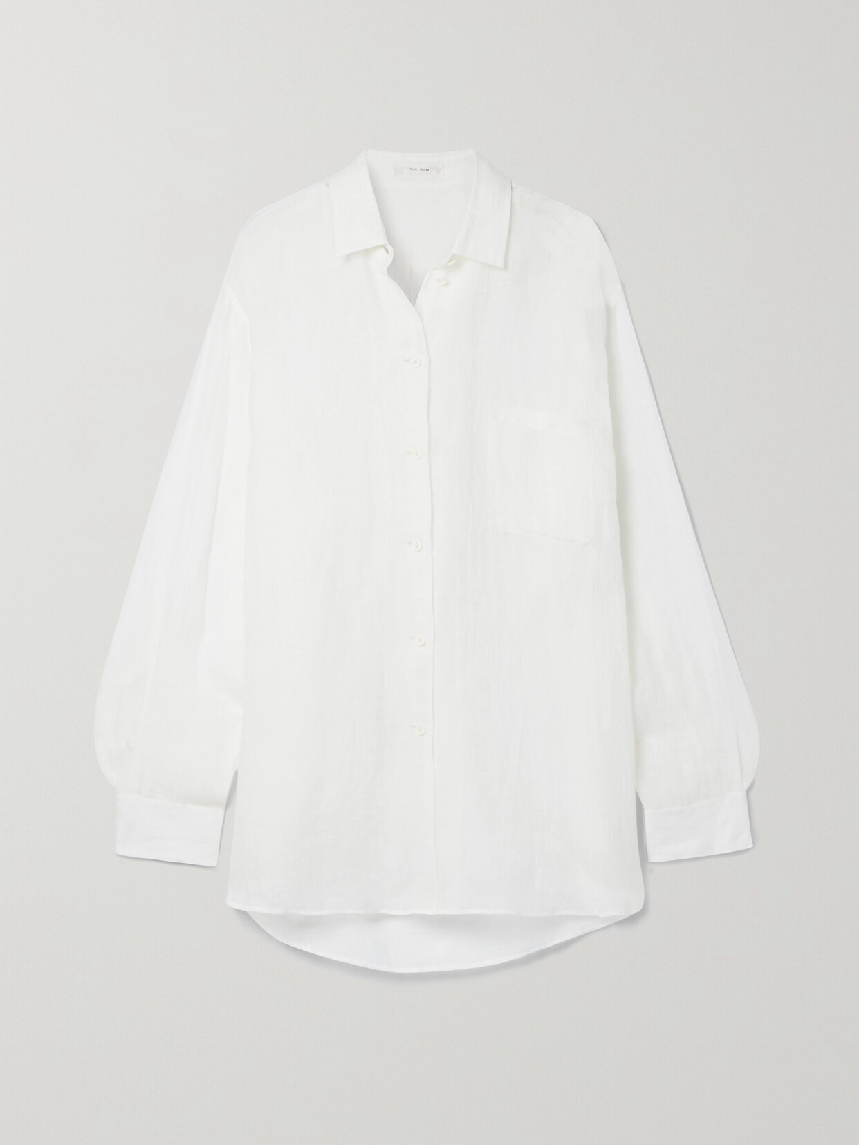 The Row - Brant Linen Shirt - White