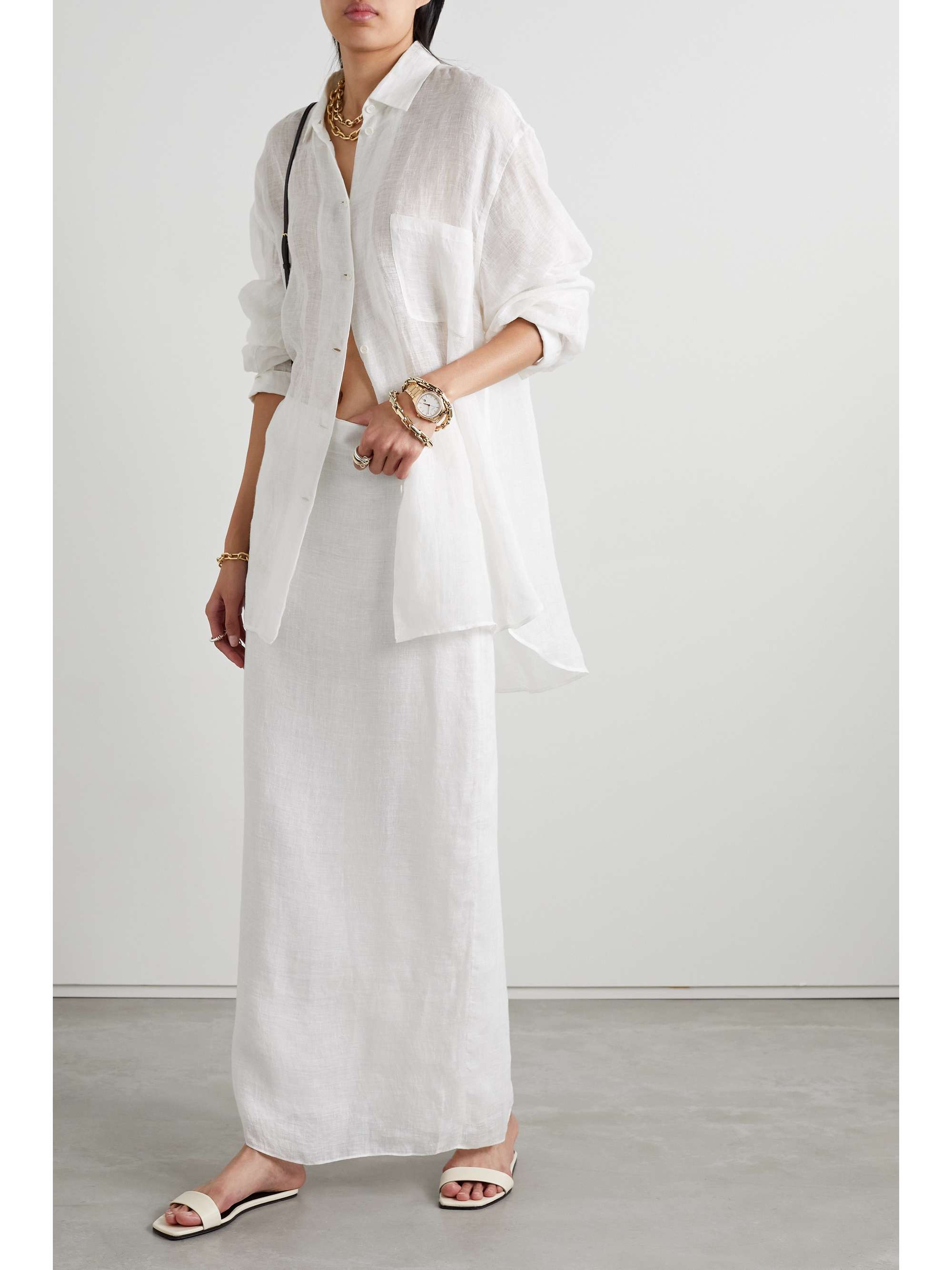 THE ROW Brant linen shirt