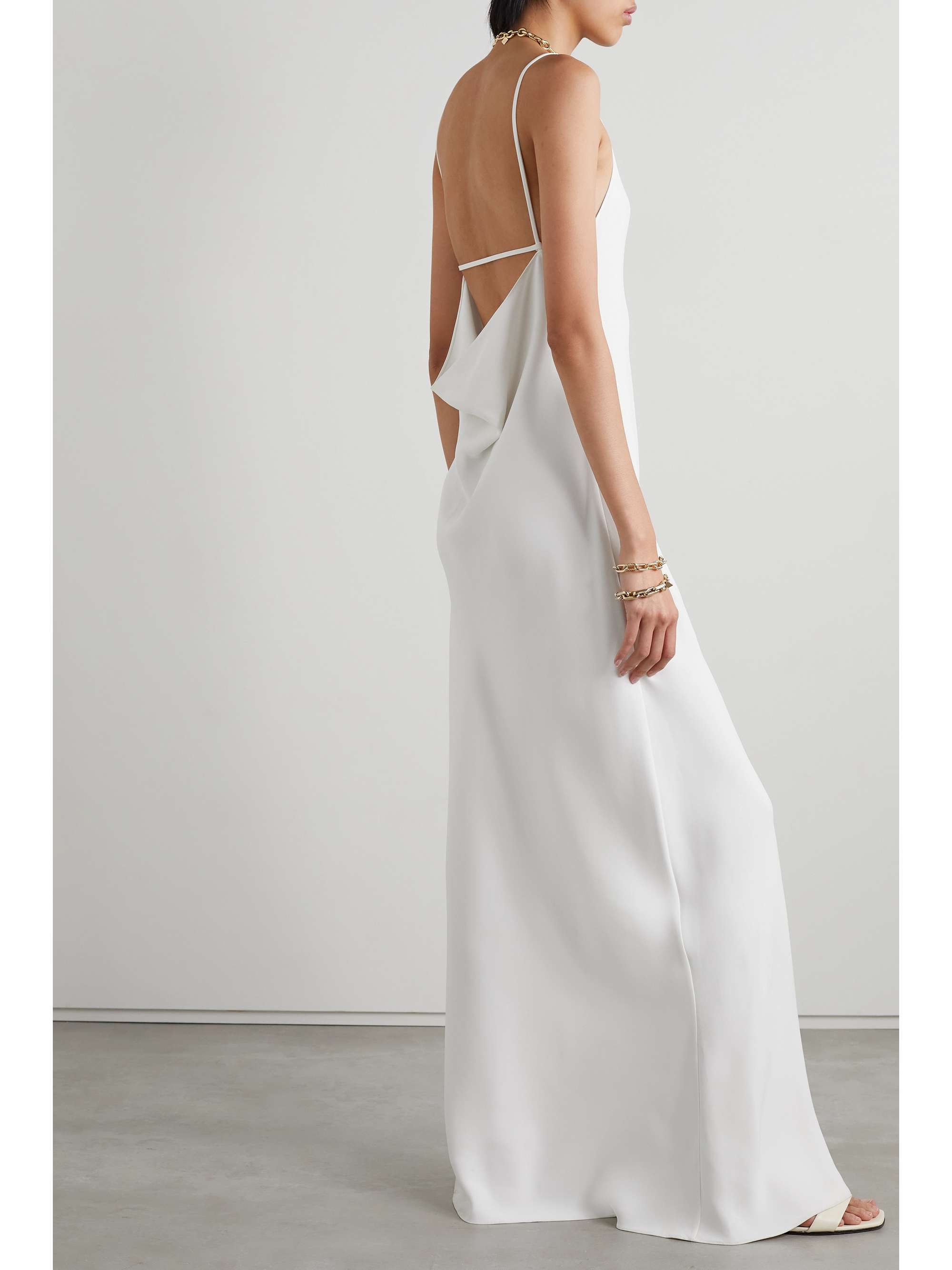 THE ROW Bantelle open-back silk-crepe maxi dress