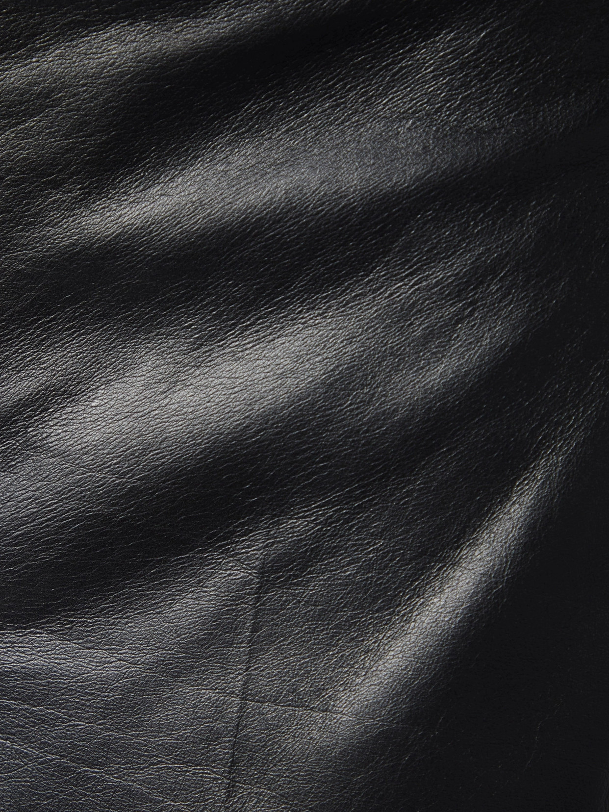 The Row Baer Flared Leather Pants In Black