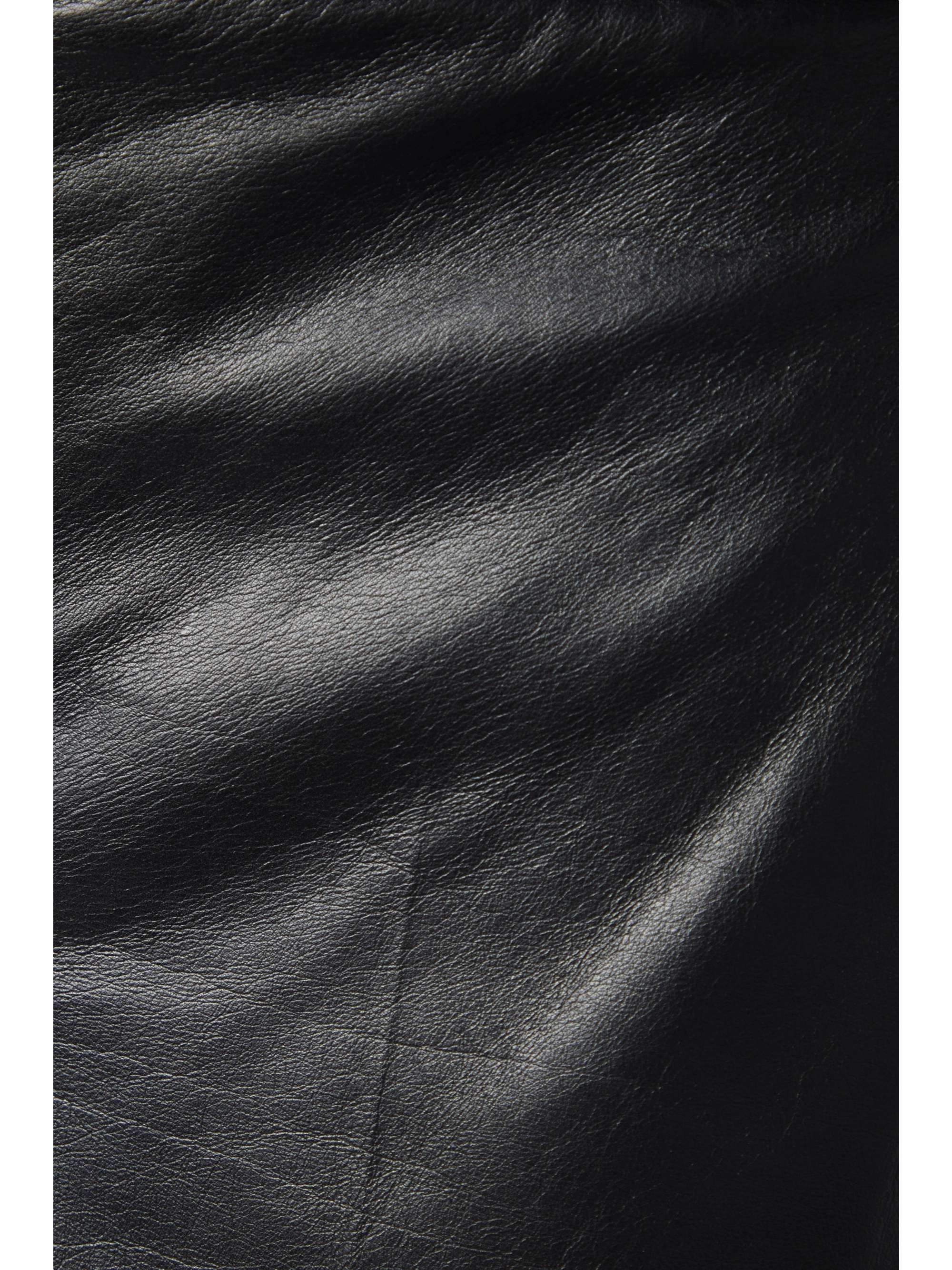 THE ROW Baer flared leather pants