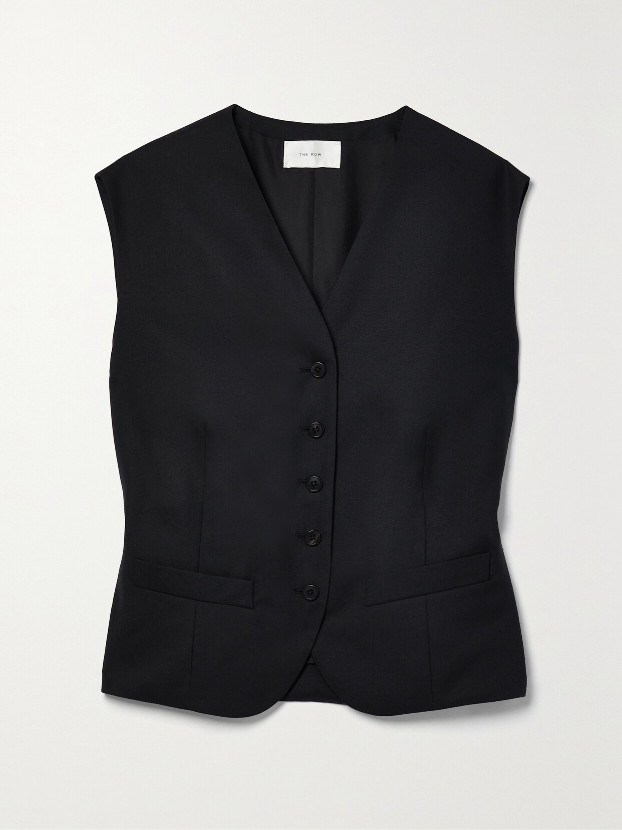 The Row - Vega Wool-cady Vest - Black