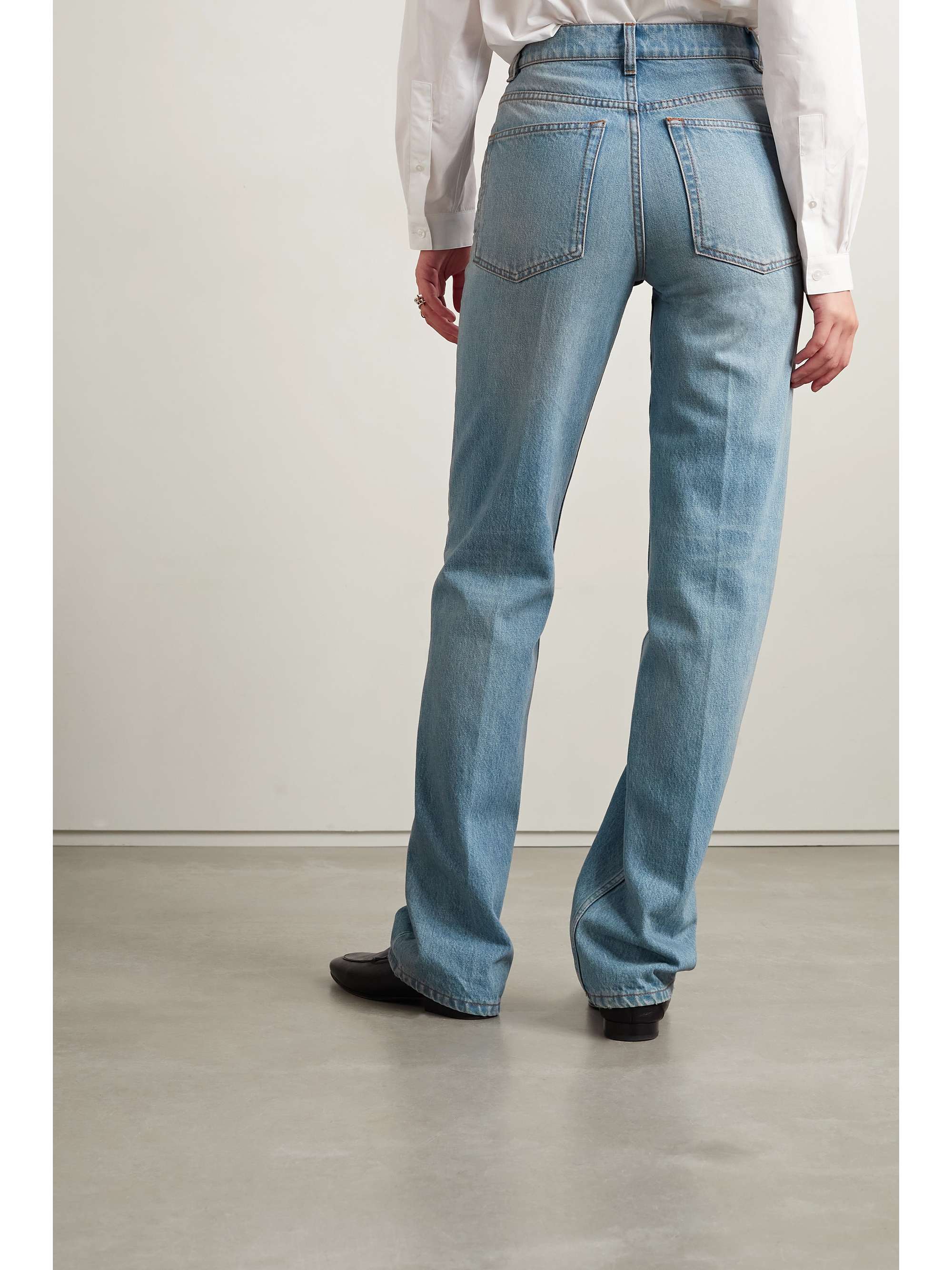 THE ROW Carlton high-rise straight-leg jeans