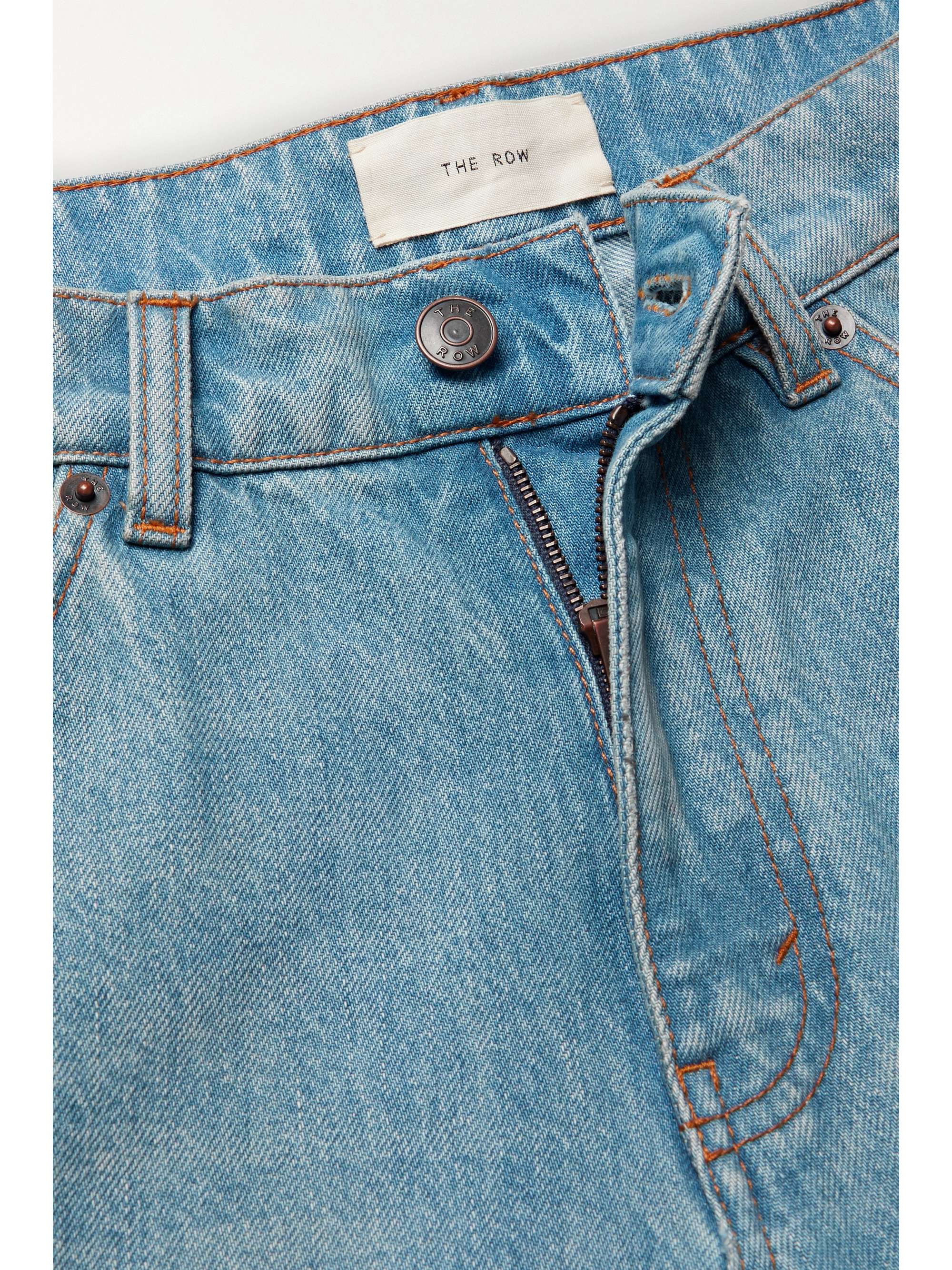 THE ROW Carlton high-rise straight-leg jeans