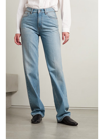The Row Carlton high-rise straight-leg jeans