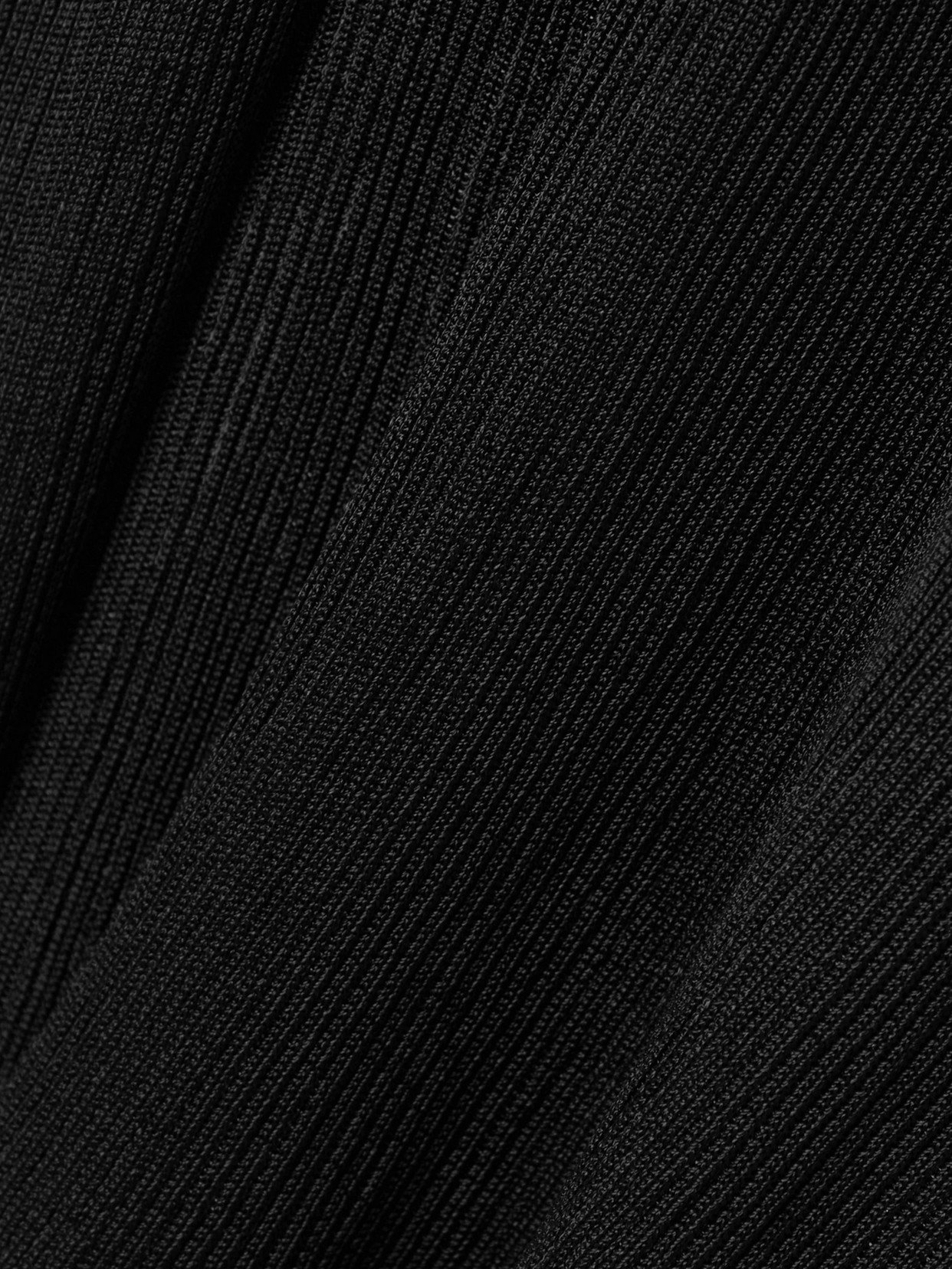 Fuku Open-Back Ribbed-Knit T-Shirt