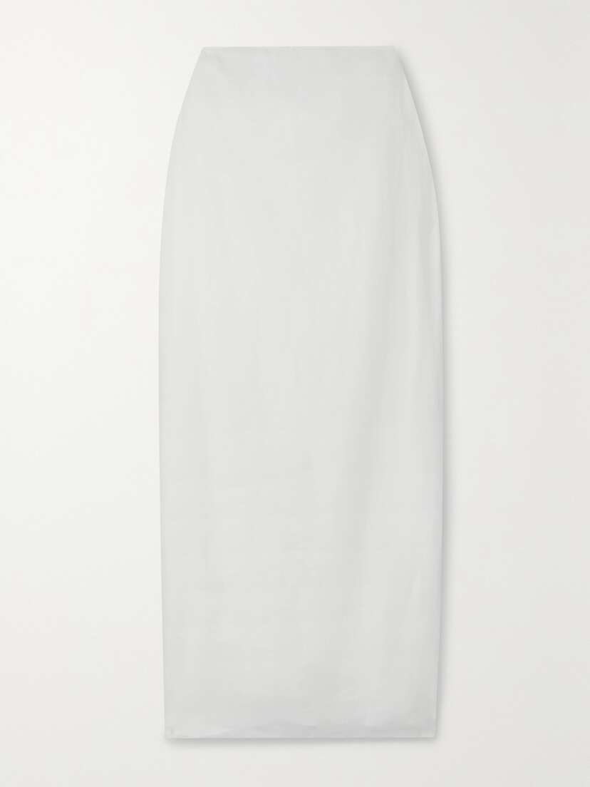 The Row Berth Linen Maxi Skirt