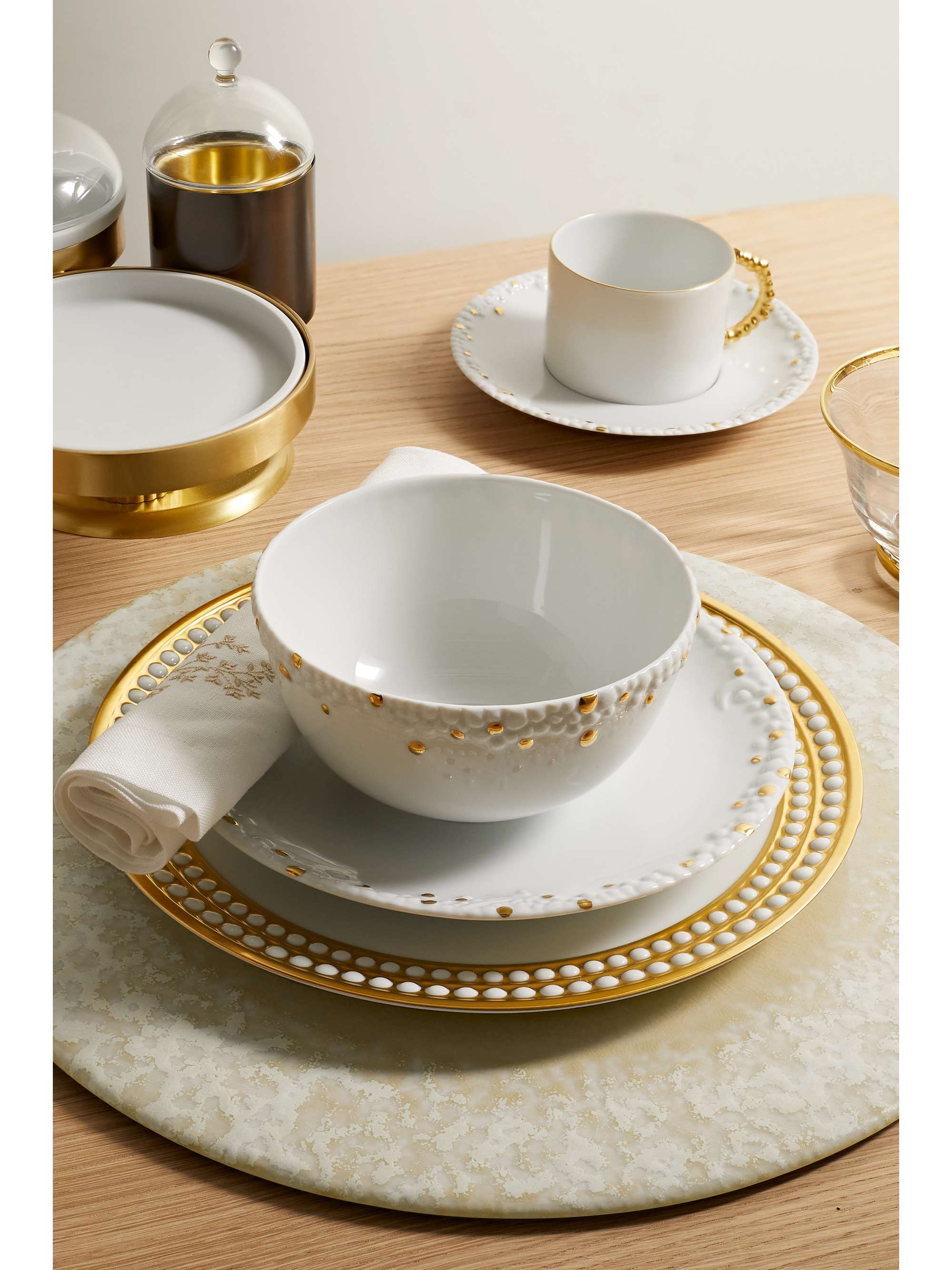 L'OBJET Terra 37cm porcelain charger plate