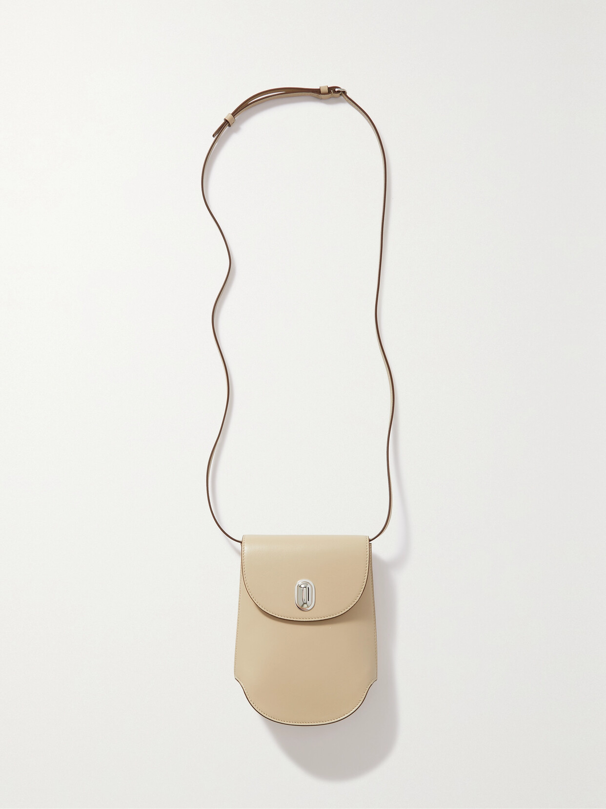 Savette - Tondo Leather Shoulder Bag - Neutrals