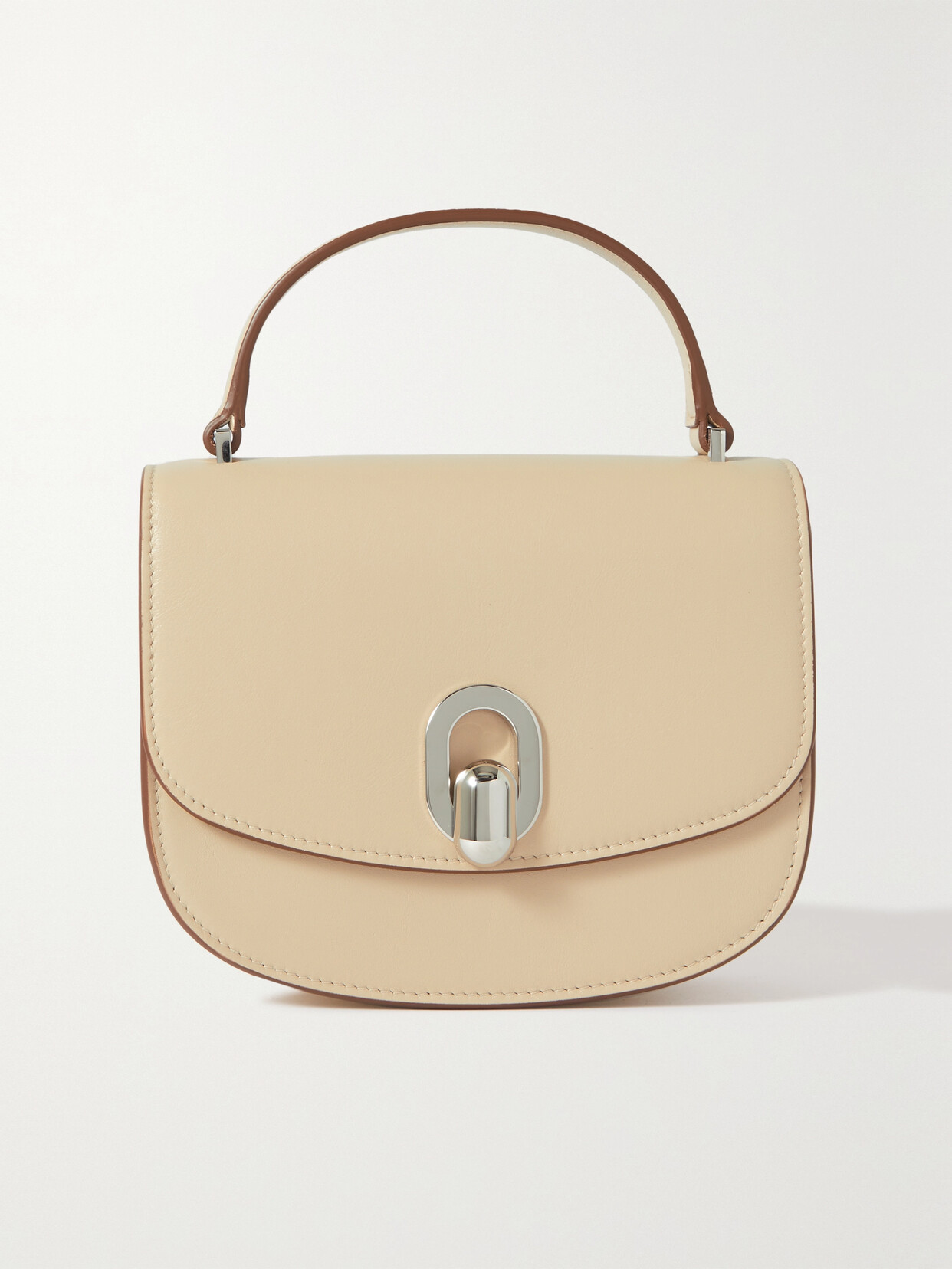 Savette - Tondo 22 Mini Leather Tote - Cream