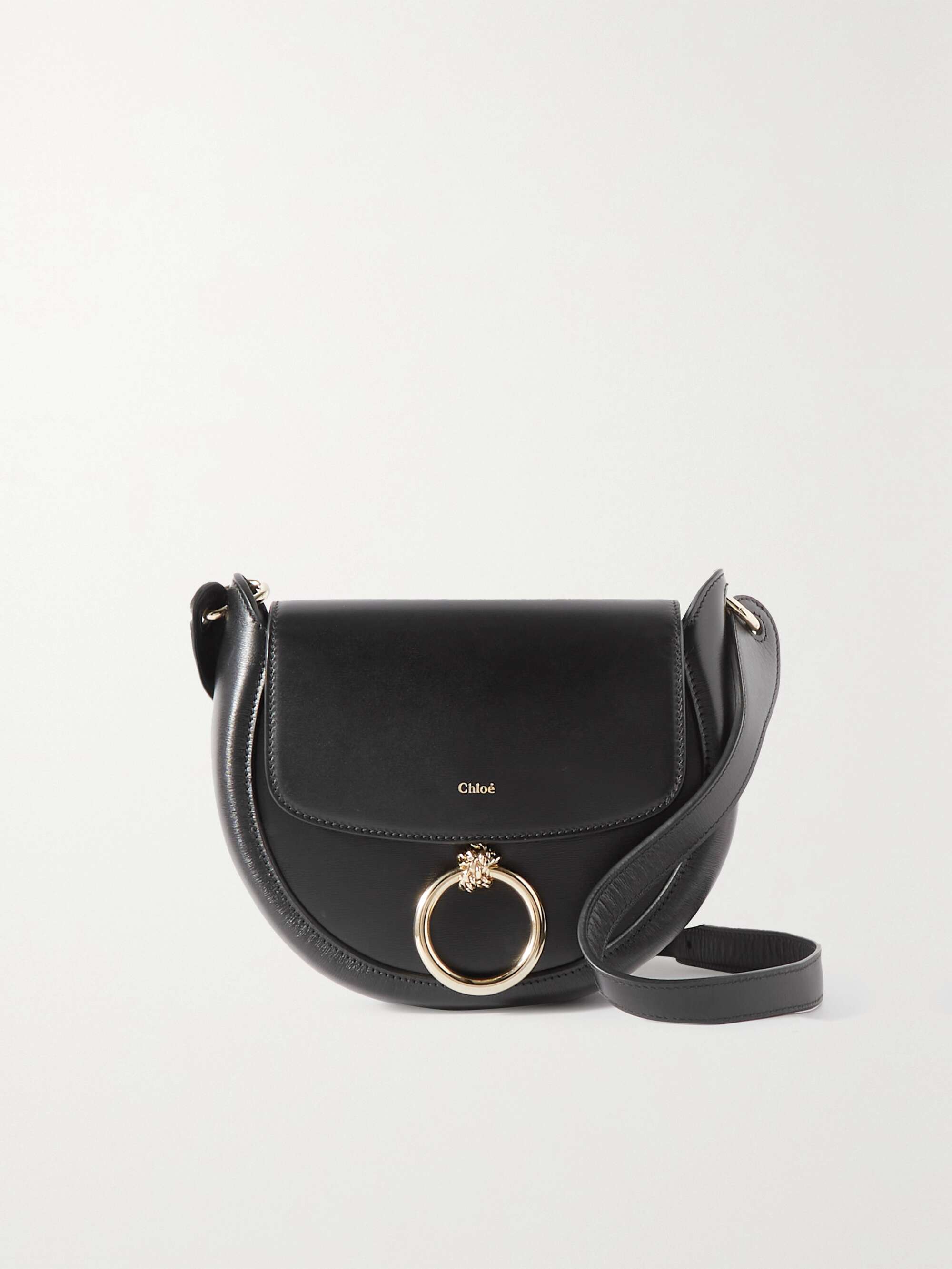 CHLOÉ Arlene embellished leather shoulder bag | NET-A-PORTER