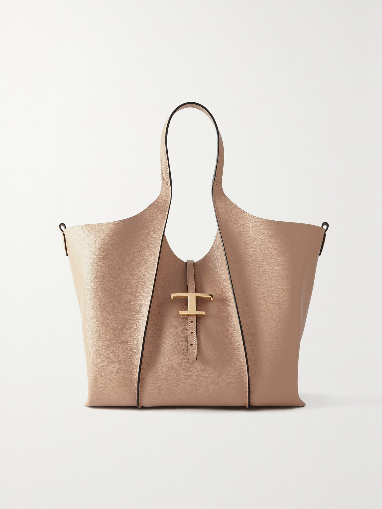 Tod's - T Timeless Medium Leather Shoulder Bag - Neutrals