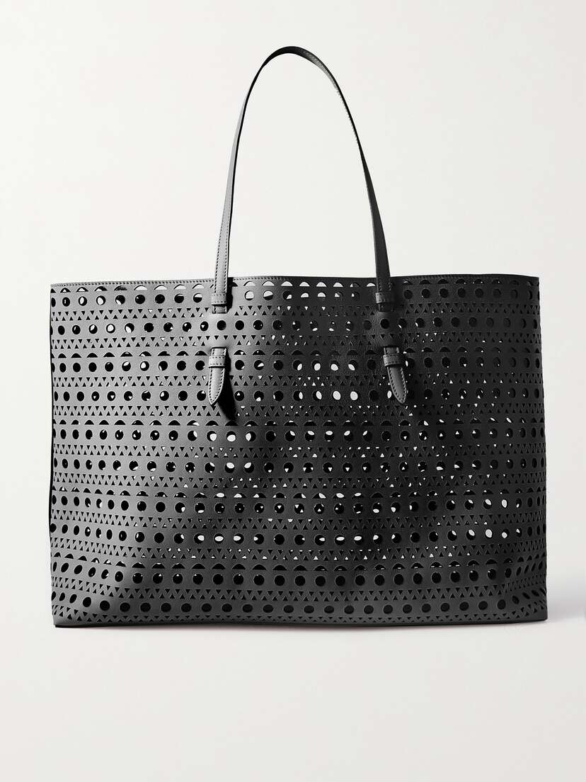 Alaïa Mina 44 Laser-cut Leather Tote