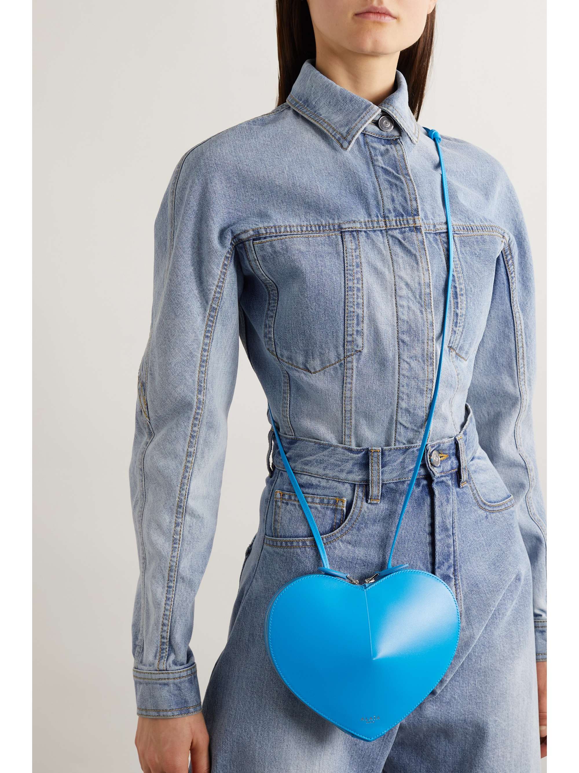 ALAÏA Le Coeur heart-shaped leather shoulder bag