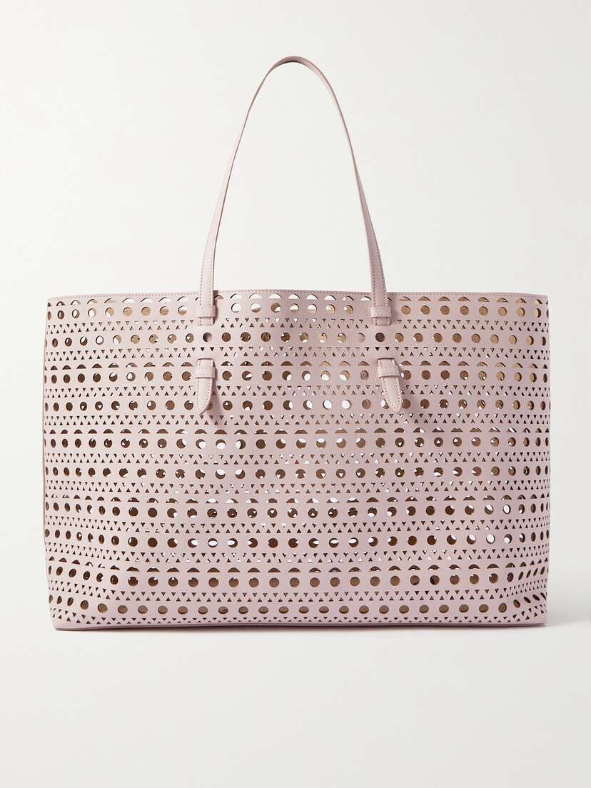 Alaïa Mina 44 Laser-cut Leather Tote
