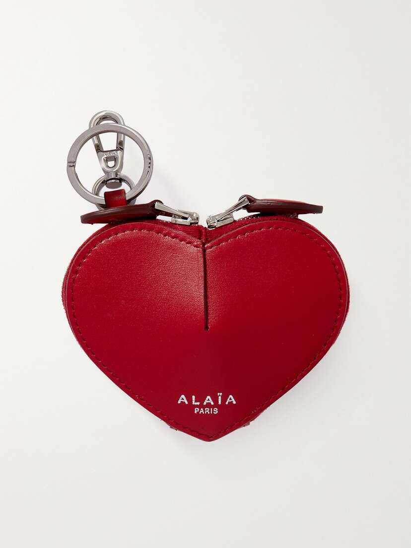 Alaïa Le Coeur Leather Coin Purse