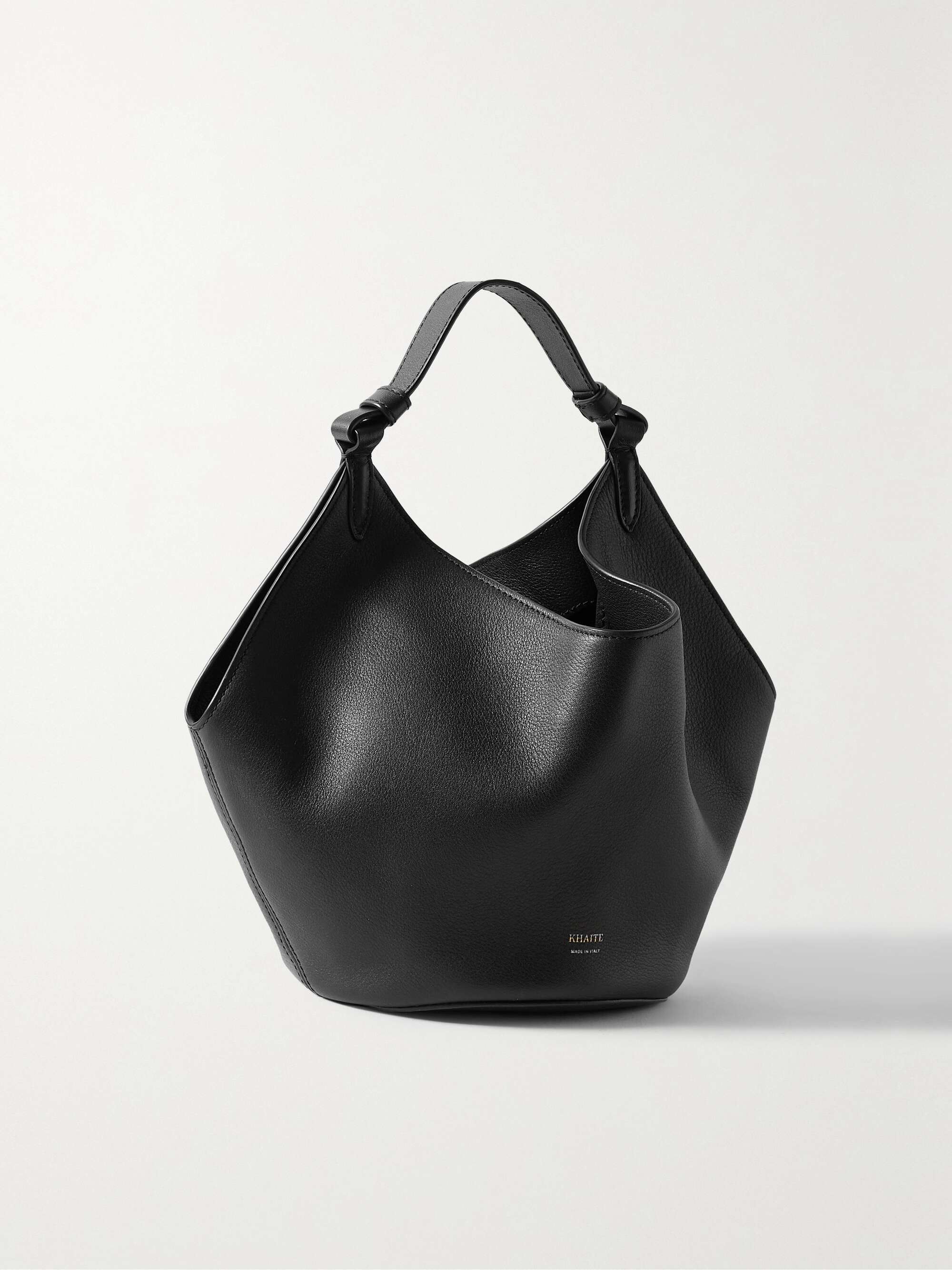 KHAITE Lotus mini leather tote | NET-A-PORTER