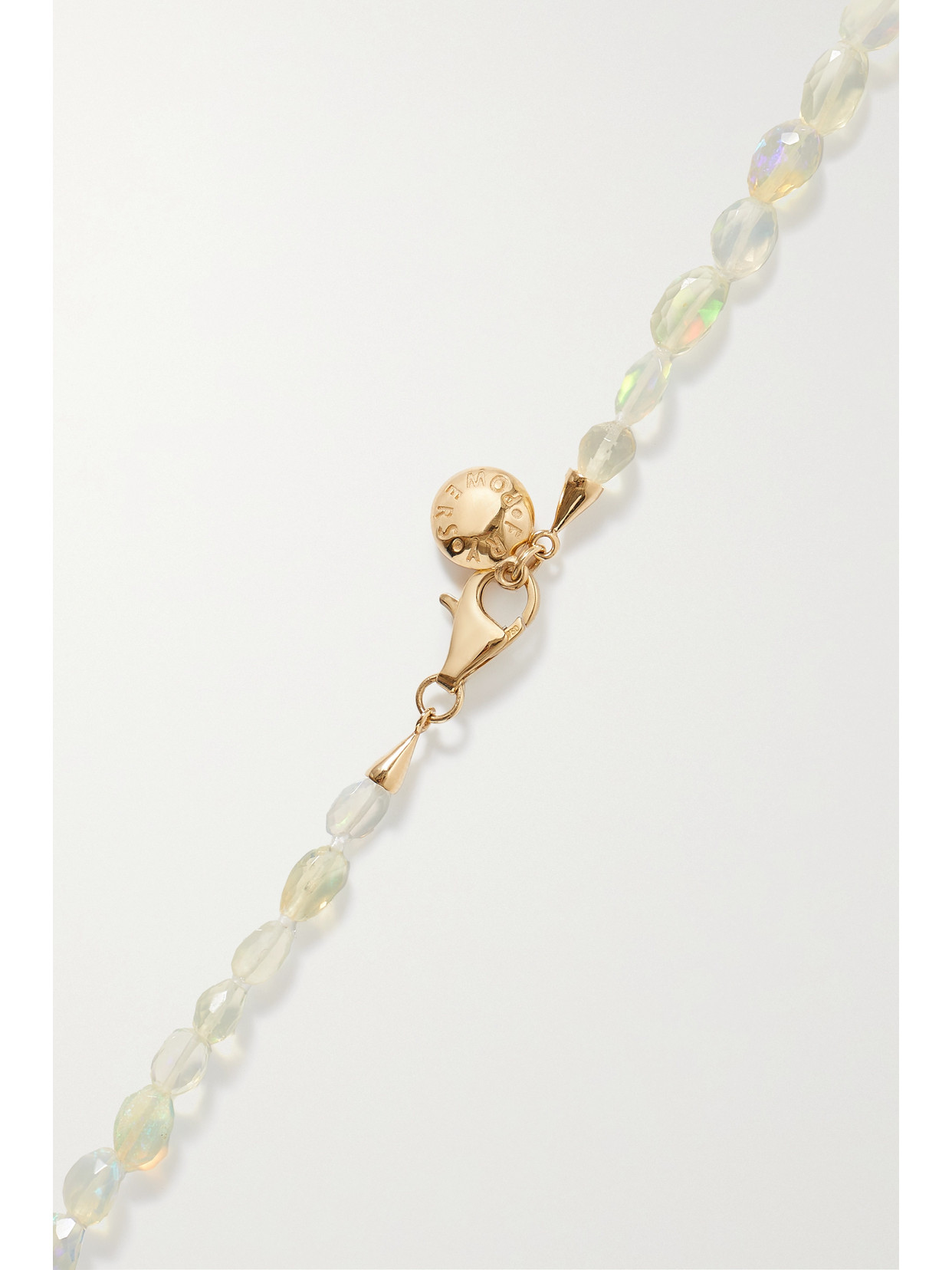 Shop Fry Powers 18-karat Gold Opal Necklace In Multi