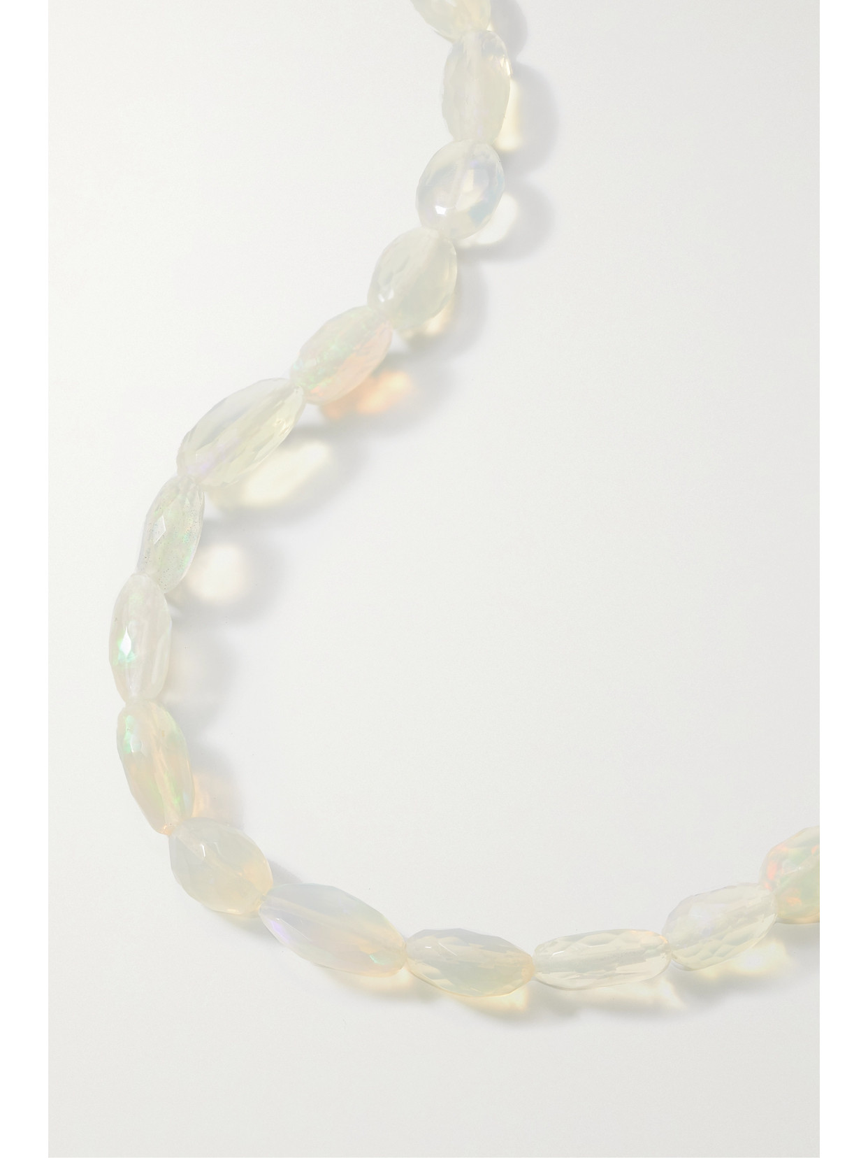 Shop Fry Powers 18-karat Gold Opal Necklace In Multi