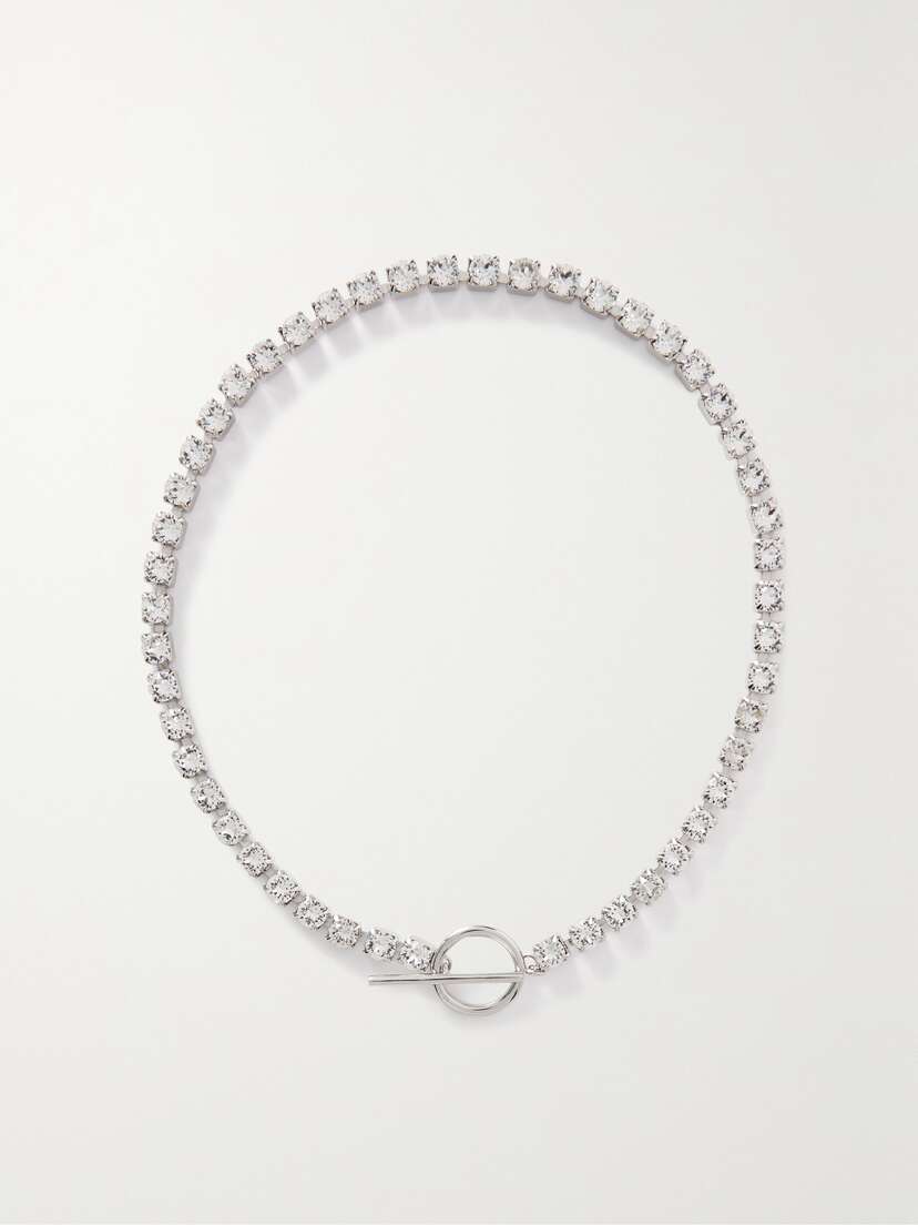 Isabel Marant Crystal-embellished -tone Necklace