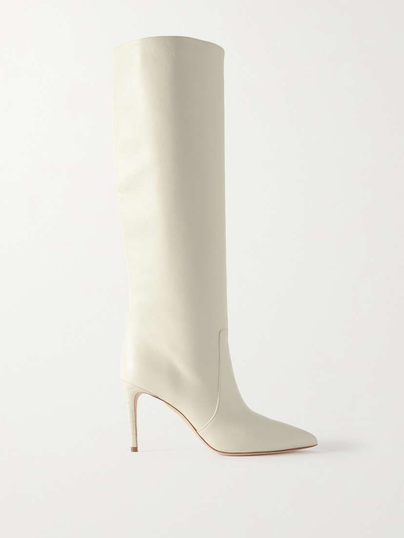 Paris Texas Stiletto Leather Knee Boots