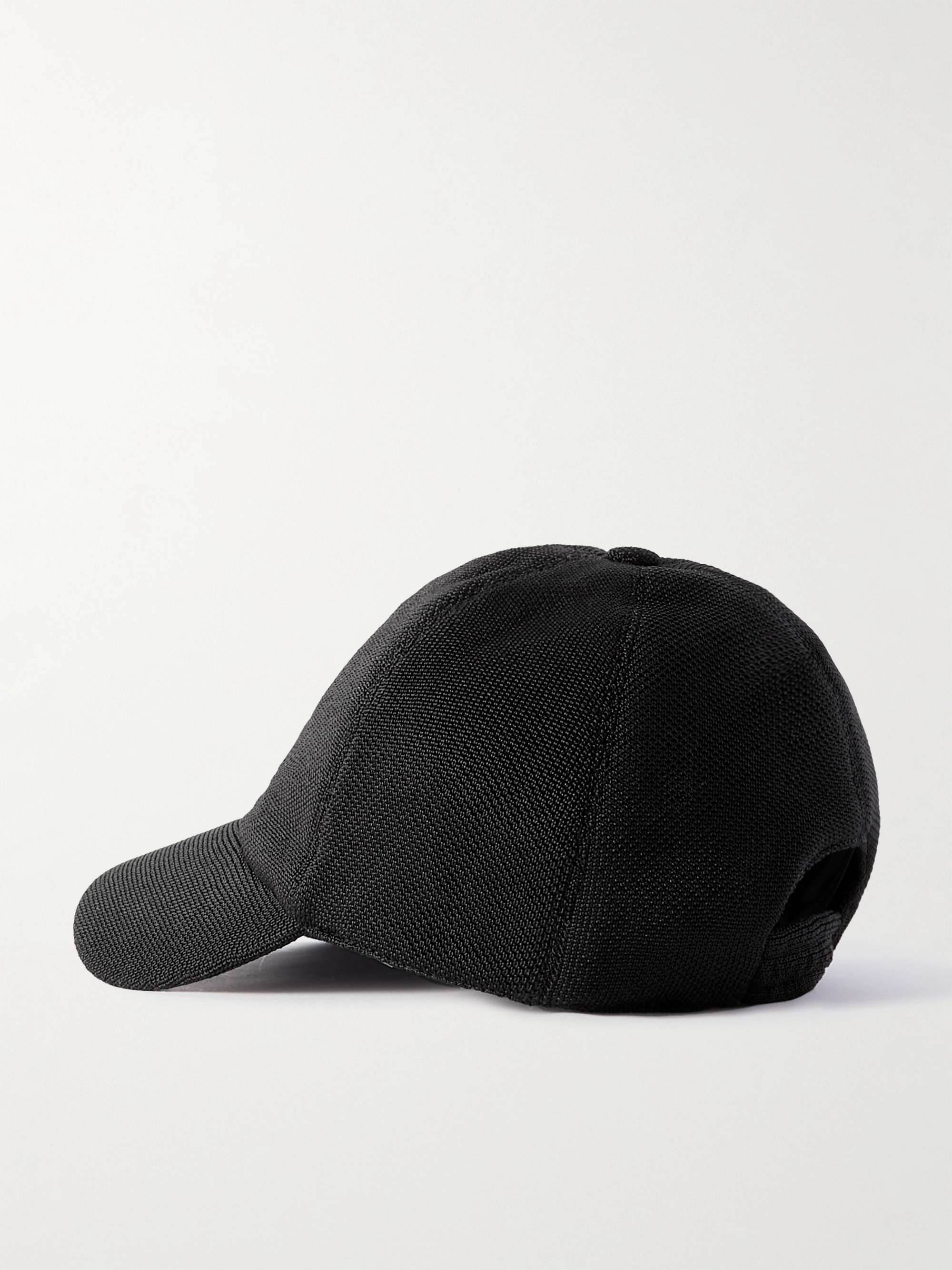 THE ROW Caspian silk-piqué baseball cap
