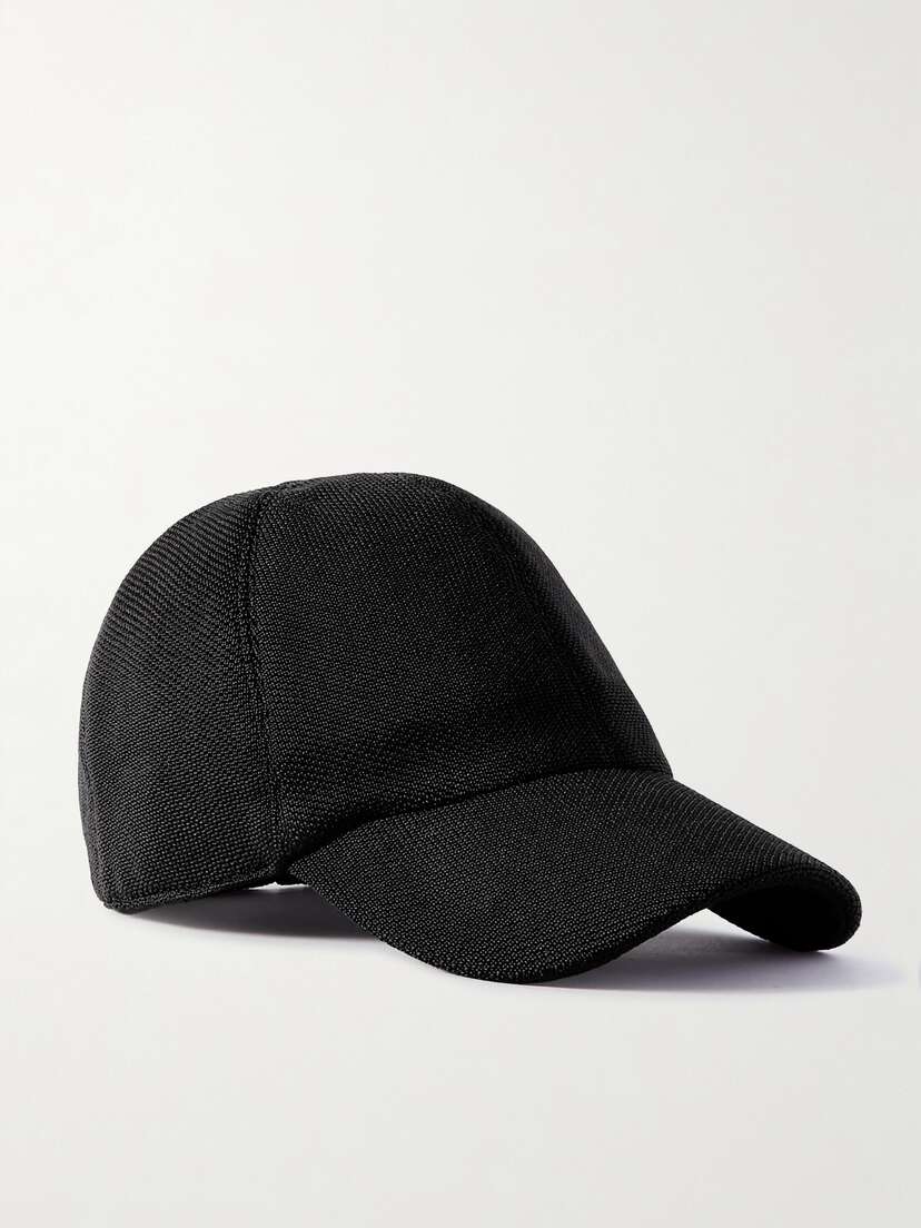 The Row Caspian Silk-piqué Baseball Cap