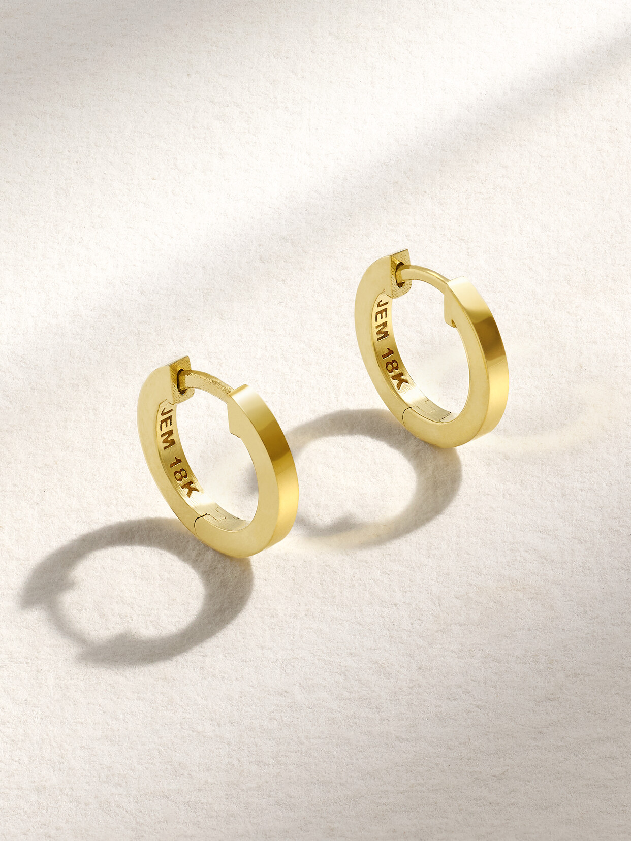 Jennifer Meyer - Small Huggies 18-karat Gold Hoop Earrings - one size