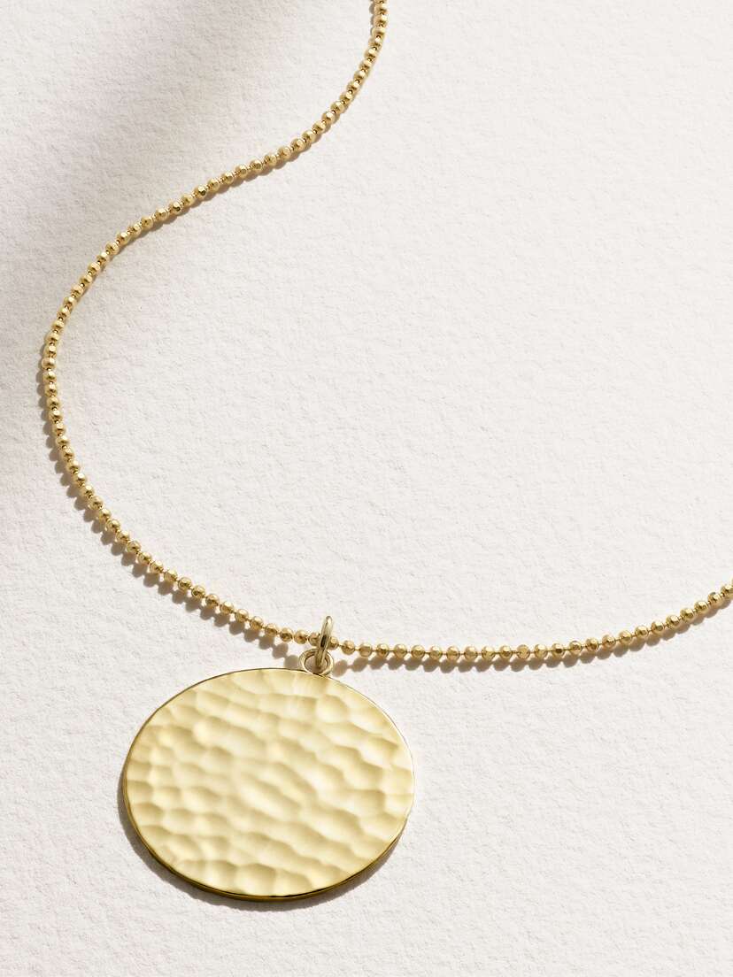 Jennifer Meyer Hammered 18-karat Gold Necklace