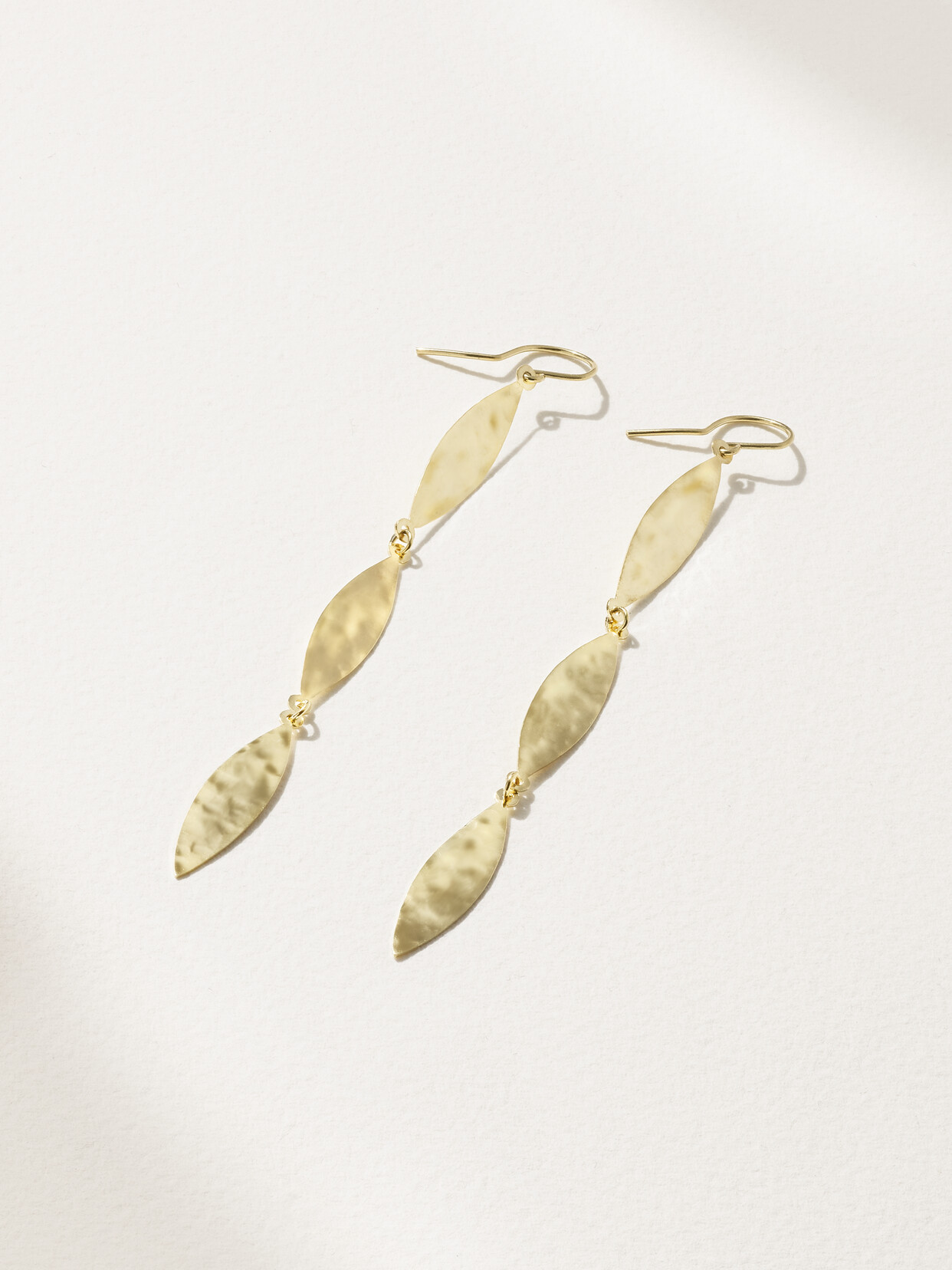 Jennifer Meyer Hammered 18-karat Gold Earrings