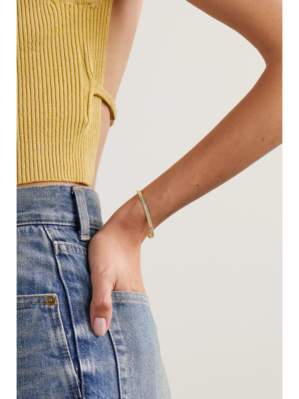 Pascale Monvoisin Jil N°1 9-karat Gold Diamond Bracelet