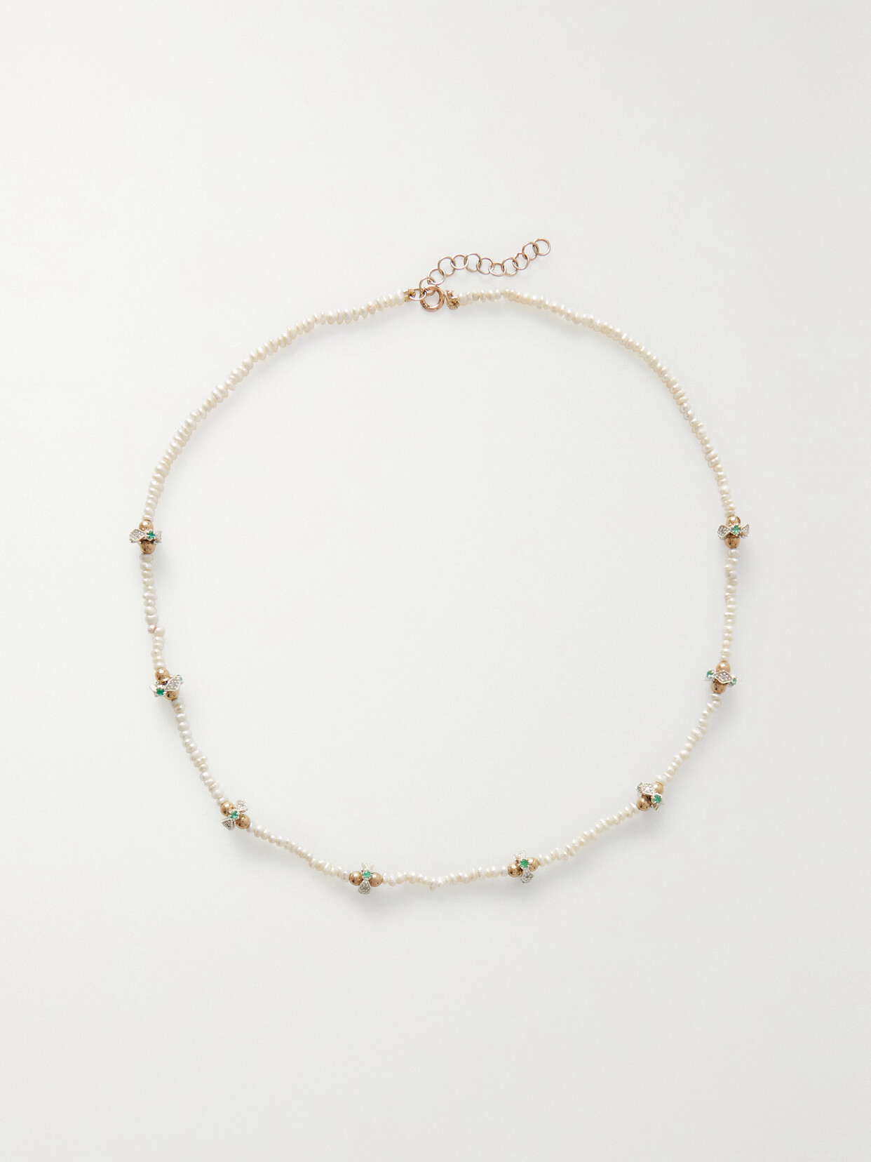 Pascale Monvoisin - Chelsea N°1 9-karat Gold, Sterling Silver And Multi-stone Necklace - One size