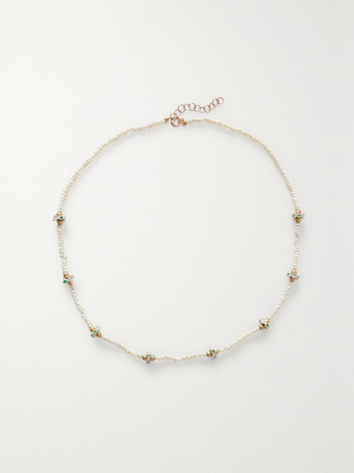 Pascale Monvoisin Chelsea N°1 9-karat Gold, Sterling Silver And Multi-stone Necklace